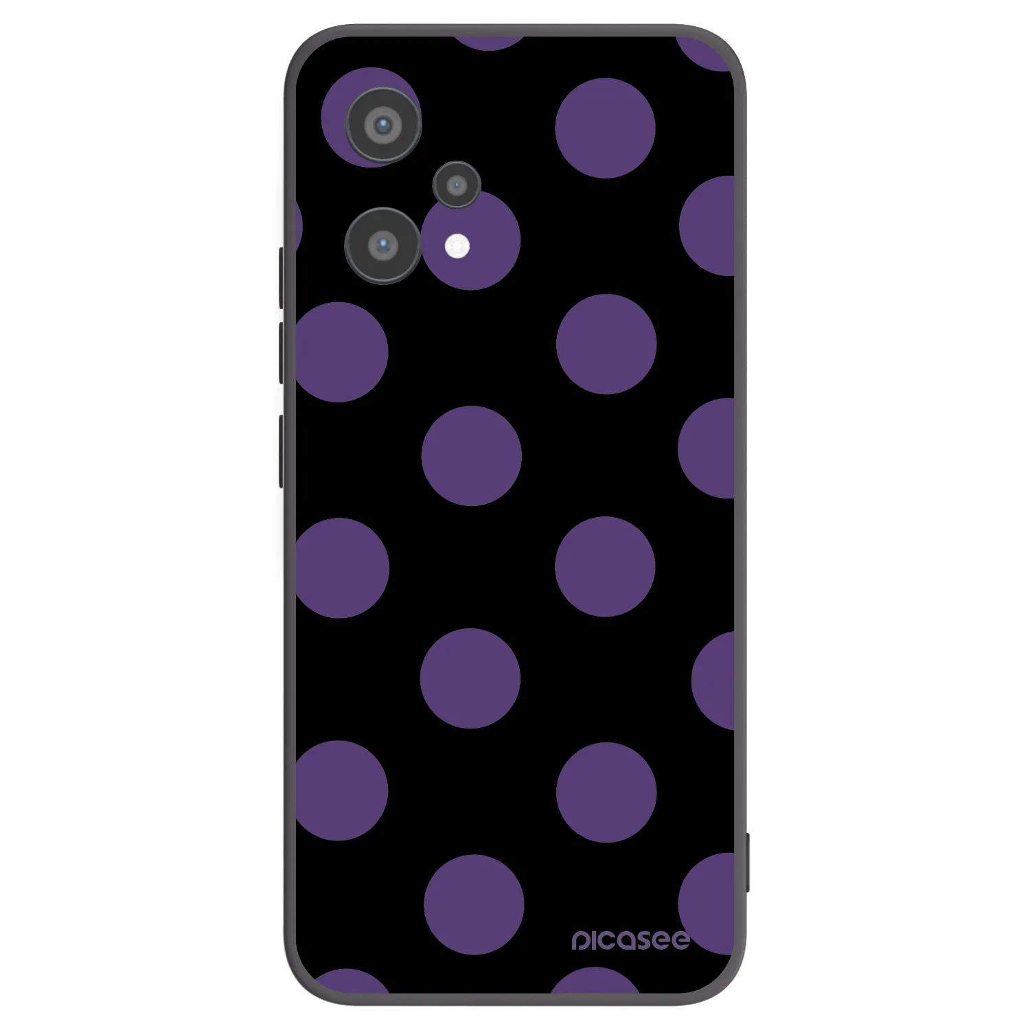 Picasee silikonový černý obal pro Realme 9 Pro 5G - Big flickers