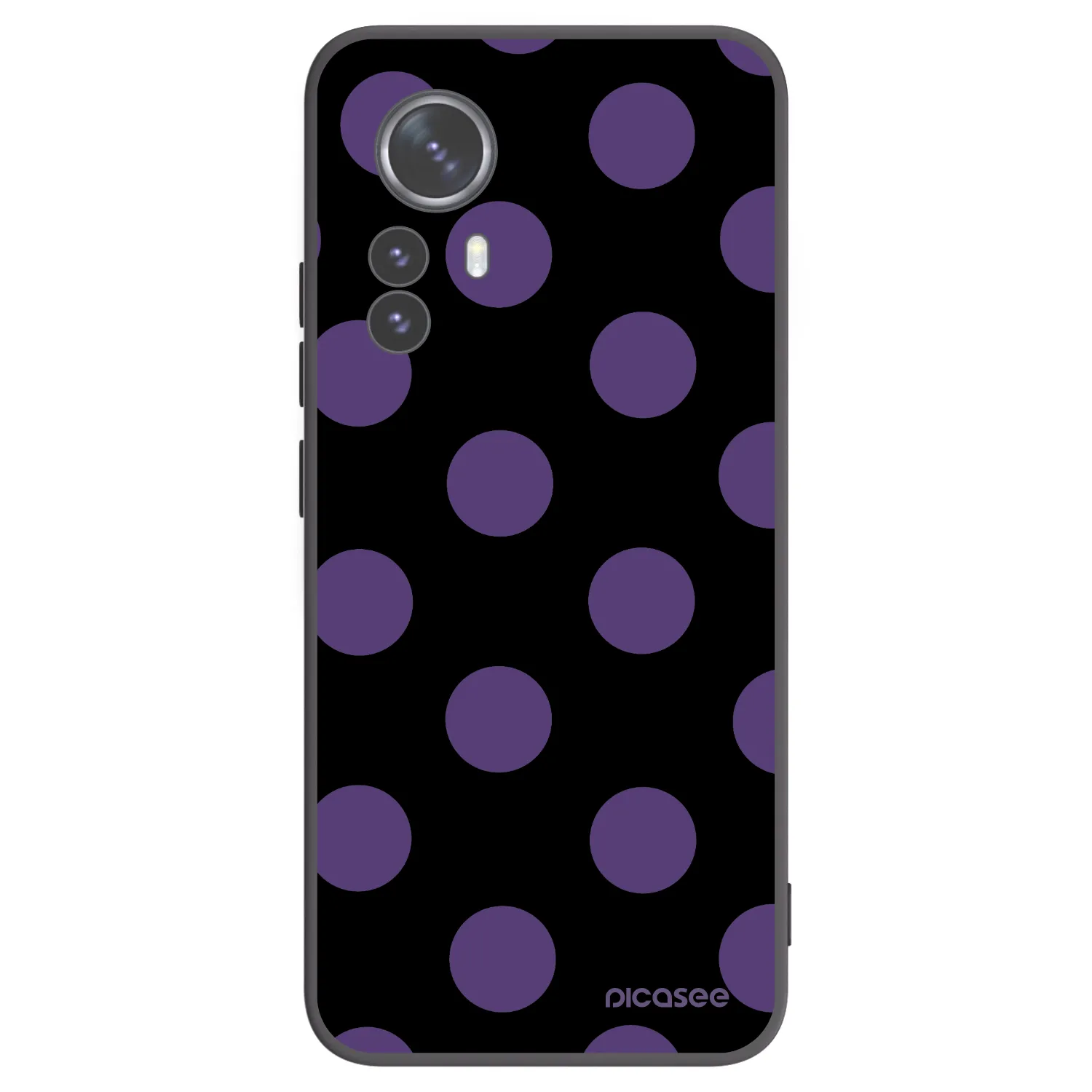 Picasee silikonový černý obal pro Xiaomi 12 Pro - Big flickers