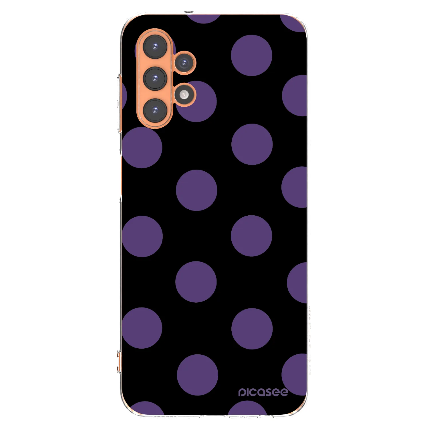 Picasee silikonový průhledný obal pro Samsung Galaxy A13 4G A135 - Big flickers