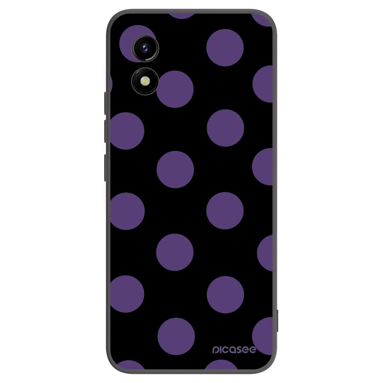 Picasee silikonový černý obal pro Vivo Y01 - Big flickers