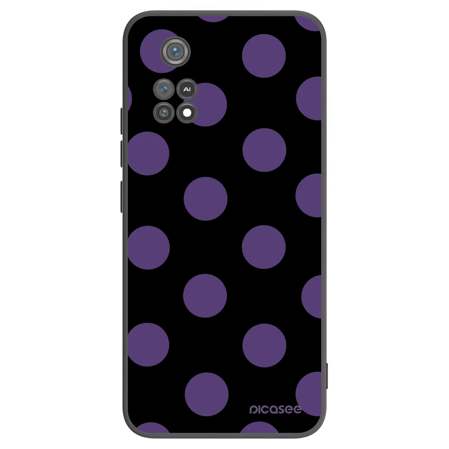 Picasee silikonový černý obal pro Xiaomi Poco M4 Pro - Big flickers