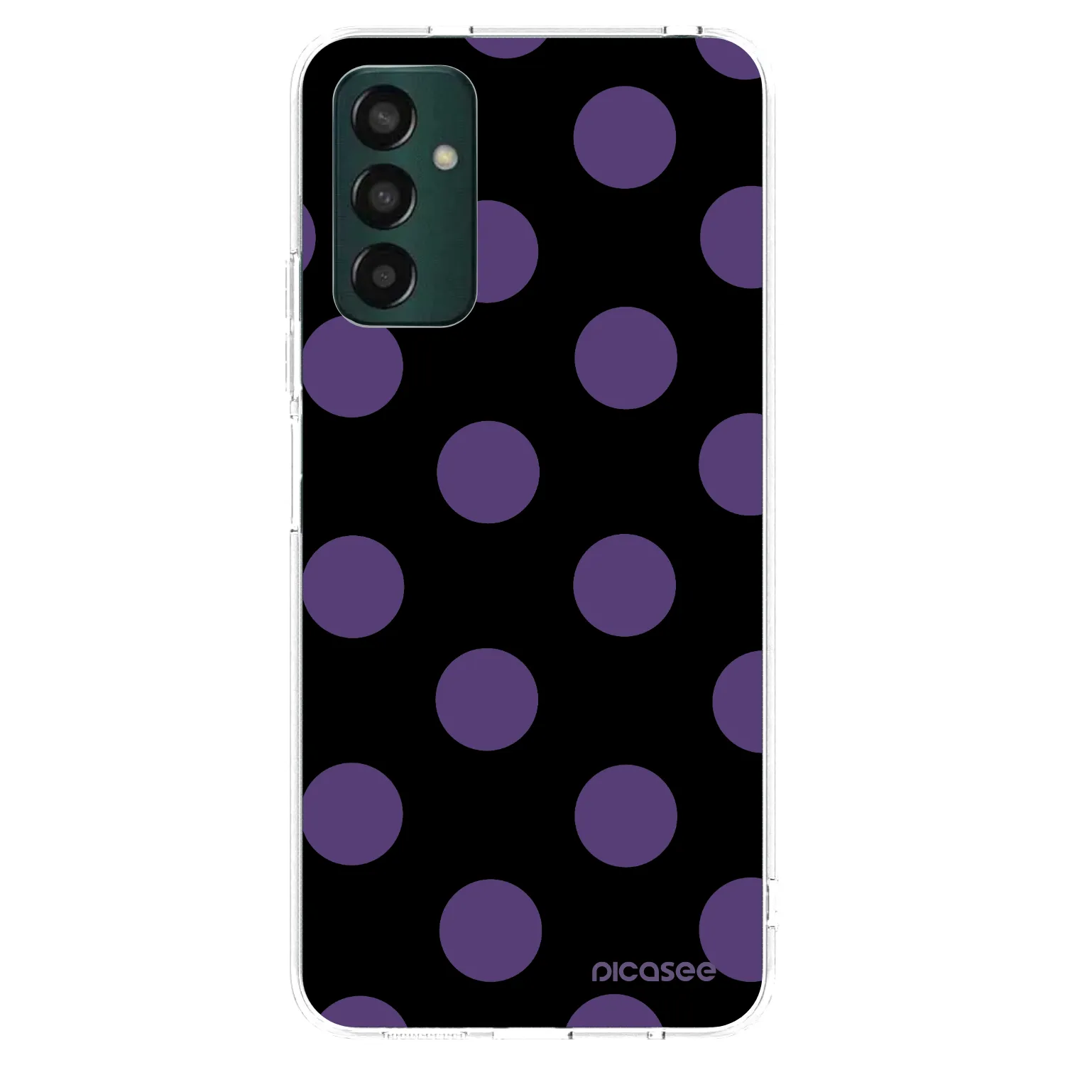 Picasee silikonový průhledný obal pro Samsung Galaxy M23 5G - Big flickers