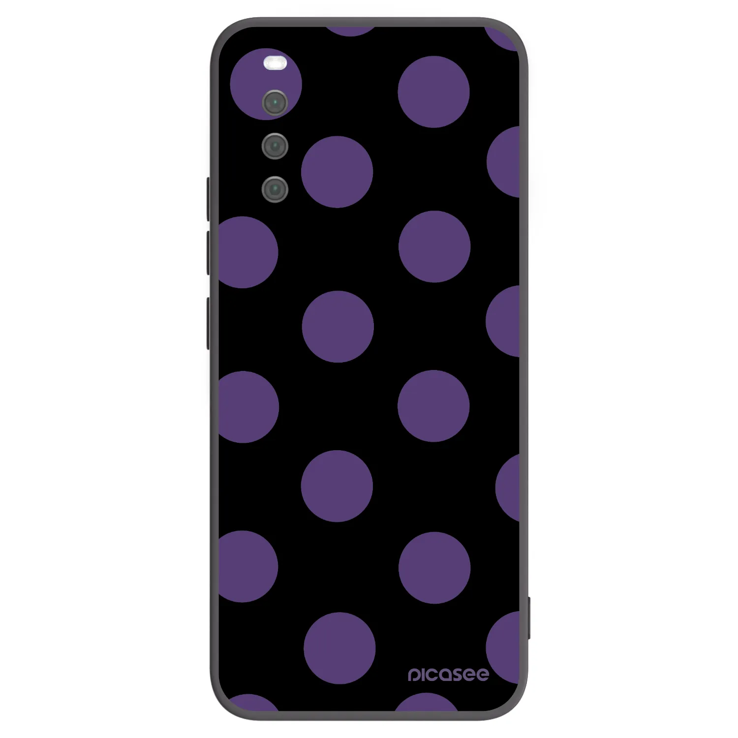 Picasee silikonový černý obal pro Sony Xperia 10 III - Big flickers