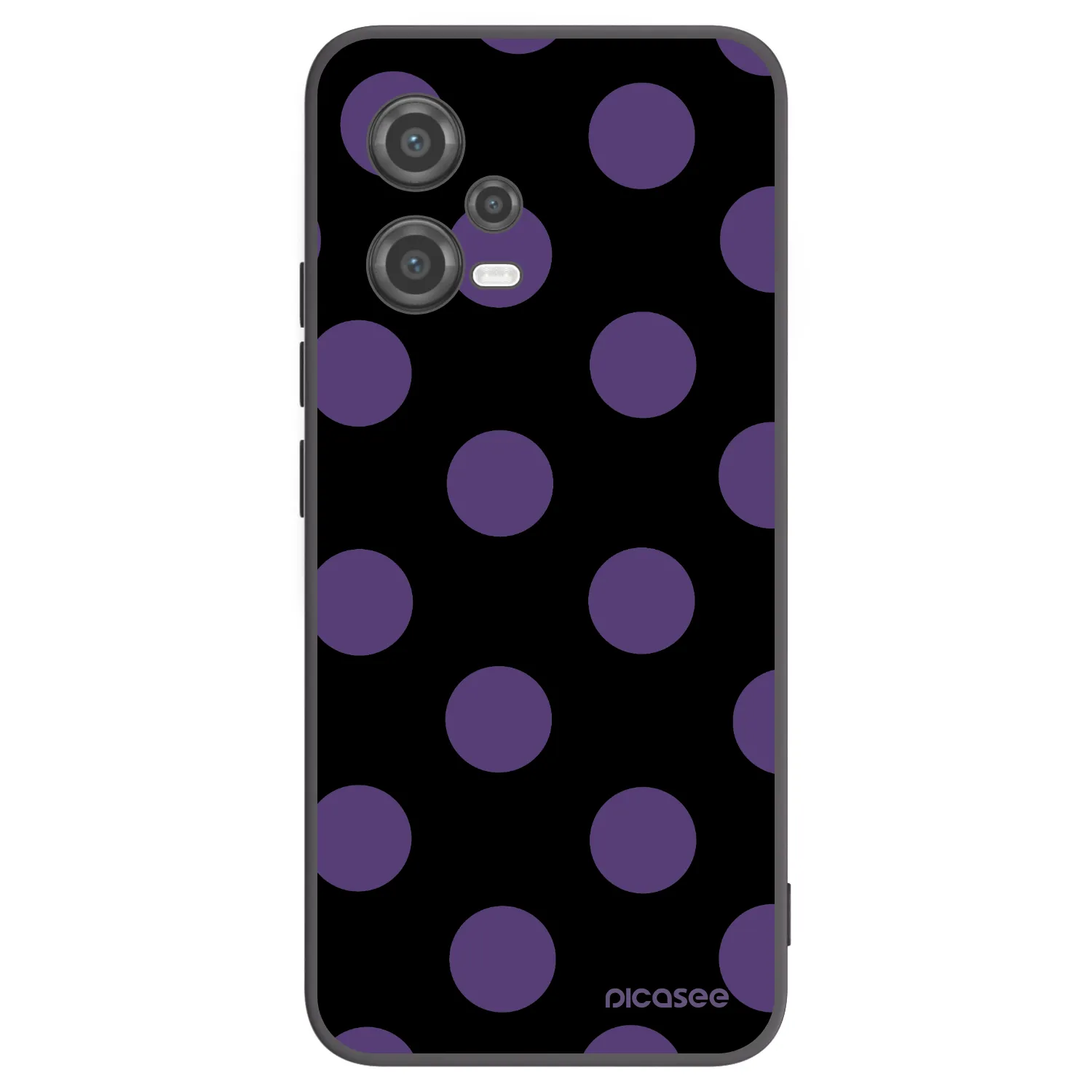 Picasee silikonový černý obal pro Xiaomi Poco X5 - Big flickers