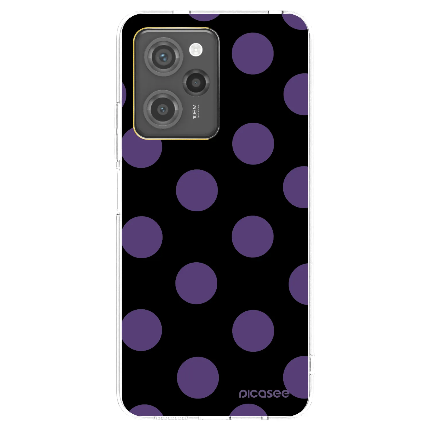 Picasee silikonový černý obal pro Xiaomi Poco X5 Pro - Big flickers