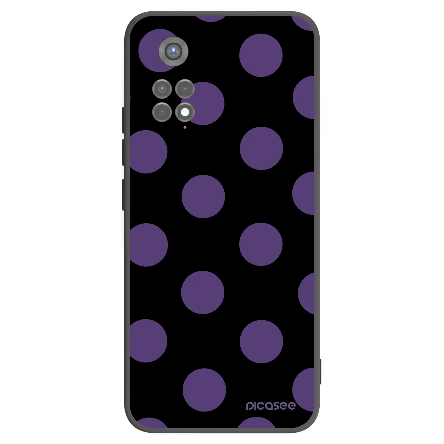 Picasee silikonový černý obal pro Xiaomi Redmi Note 11S 5G - Big flickers