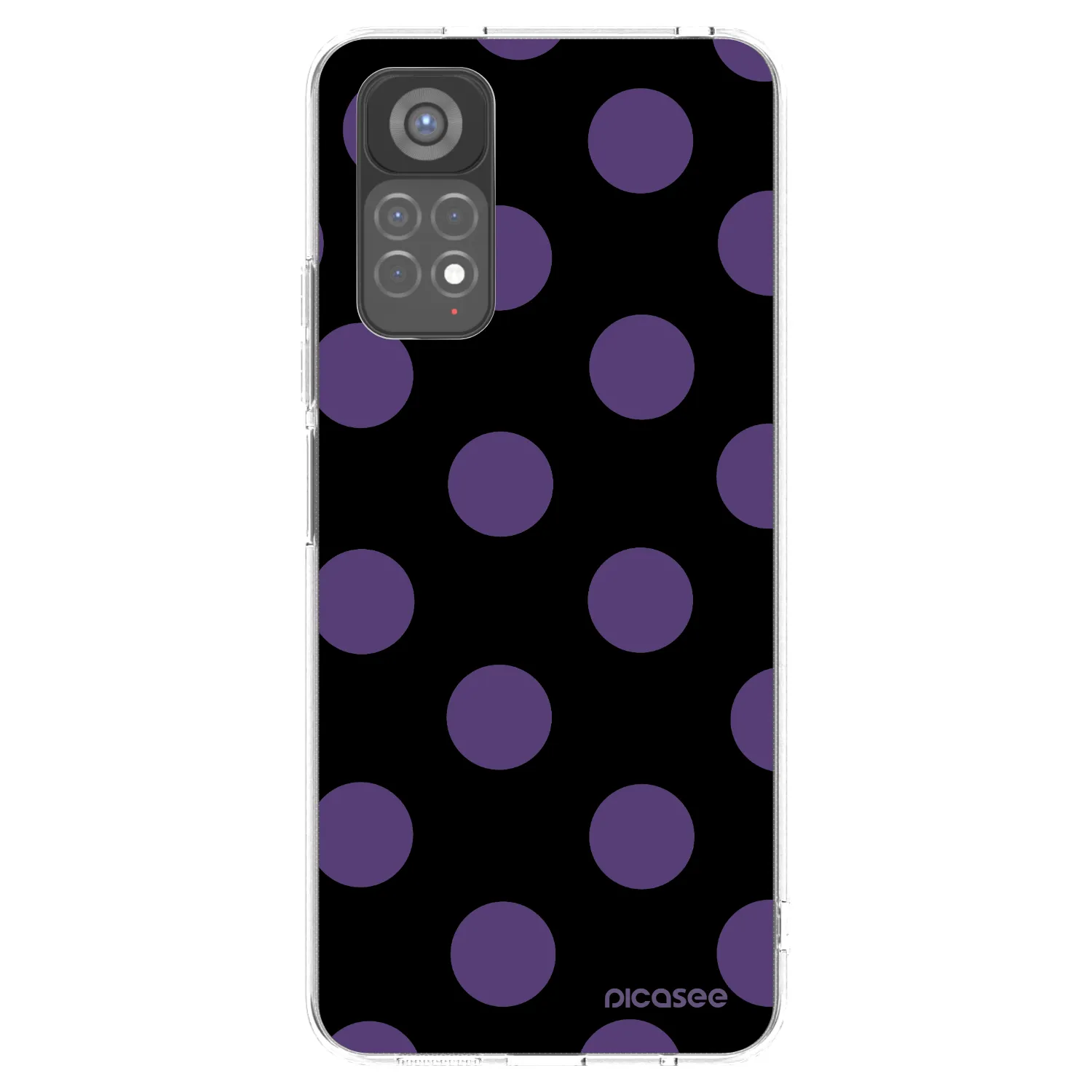 Picasee silikonový průhledný obal pro Xiaomi Redmi Note 11S 5G - Big flickers