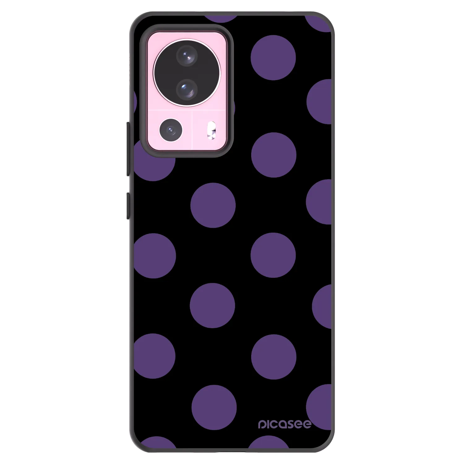 Picasee silikonový černý obal pro Xiaomi 13 Lite - Big flickers