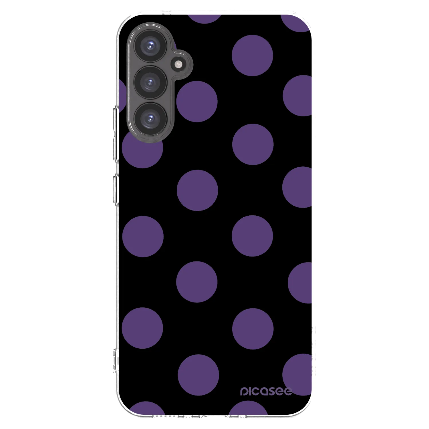 Picasee silikonový průhledný obal pro Samsung Galaxy A34 5G A346B - Big flickers