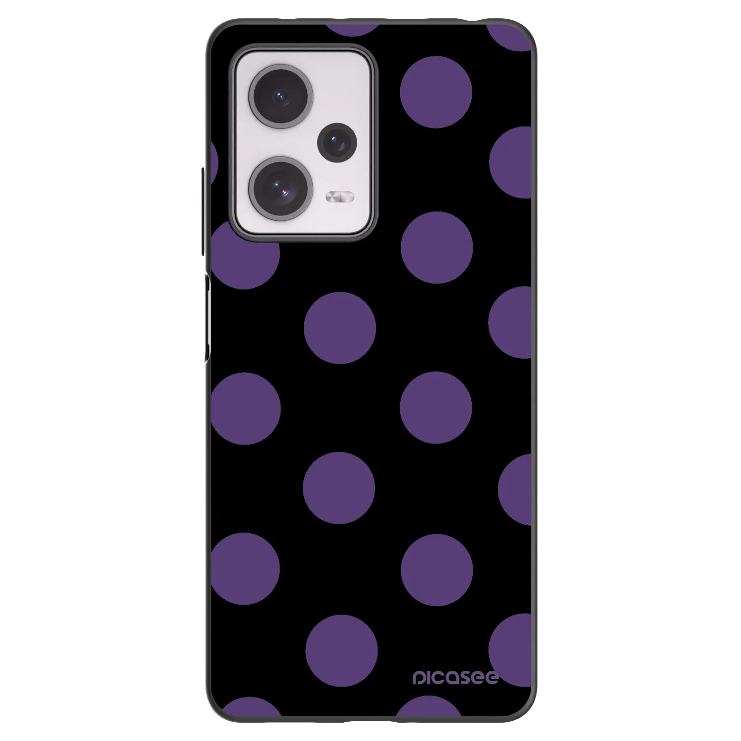 Picasee silikonový černý obal pro Xiaomi Redmi Note 12 Pro+ 5G - Big flickers