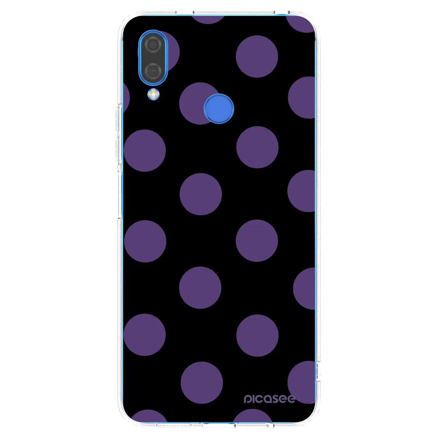 Picasee silikonový průhledný obal pro Huawei Nova 3i - Big flickers