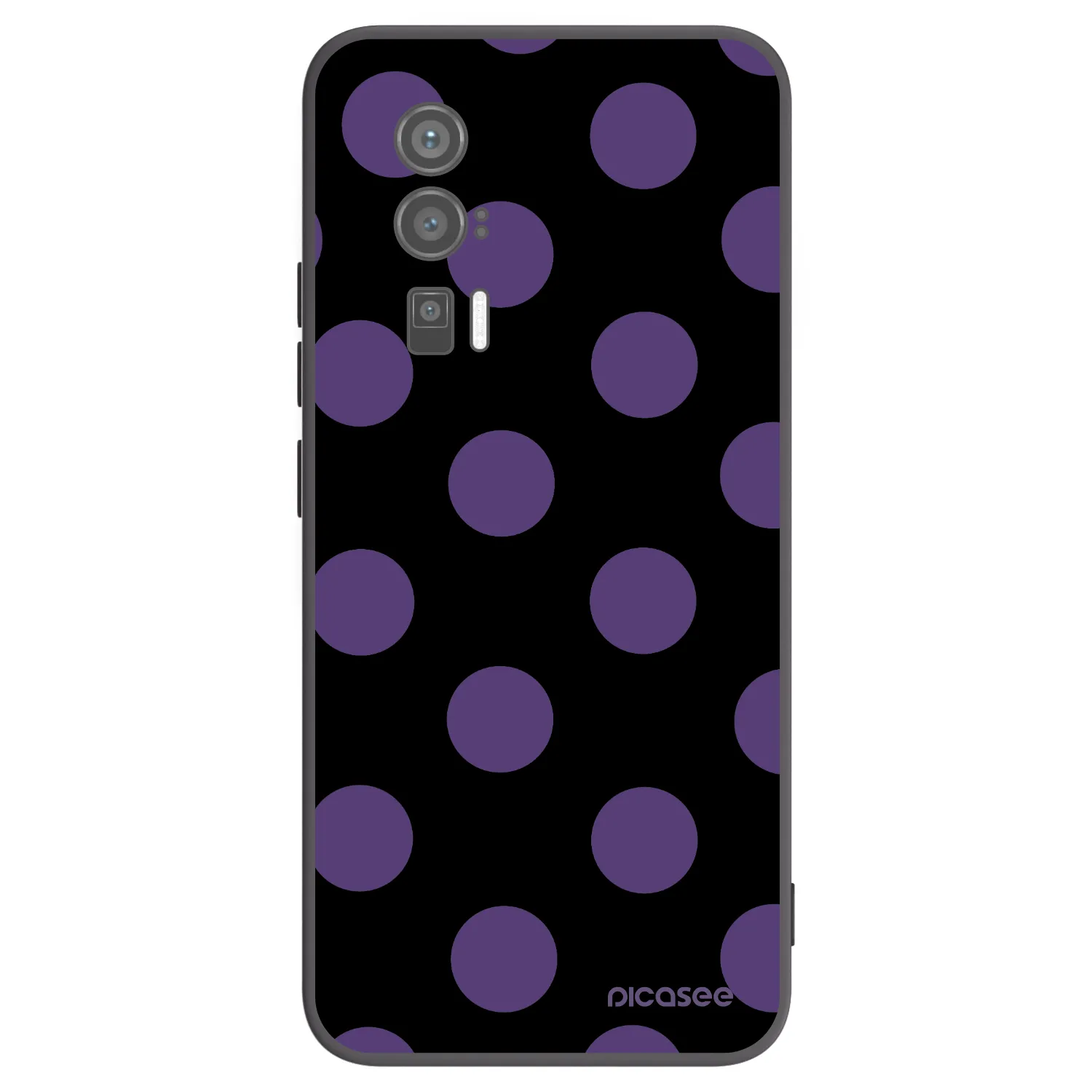 Picasee silikonový černý obal pro Xiaomi Poco F5 Pro 5G - Big flickers