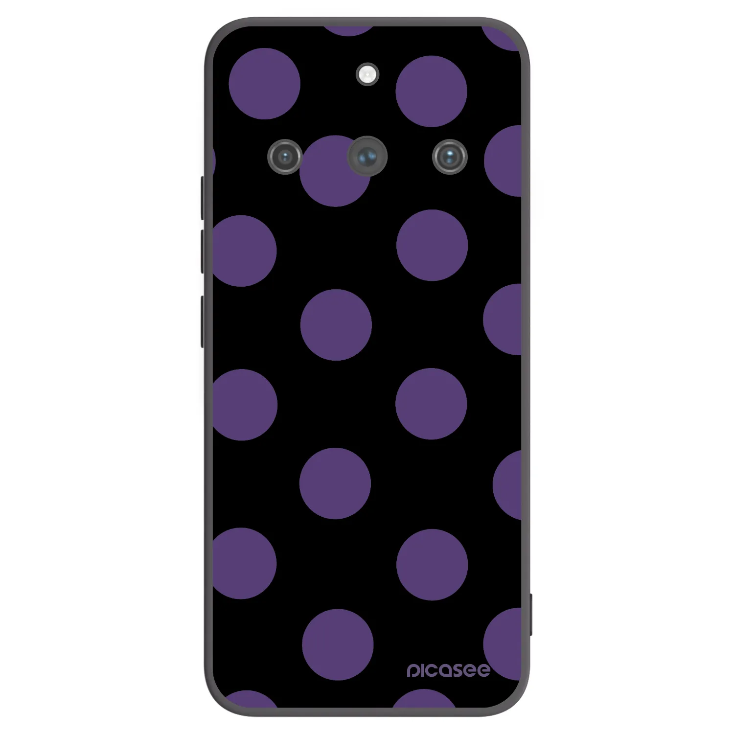 Picasee silikonový černý obal pro Realme 11 Pro+ - Big flickers