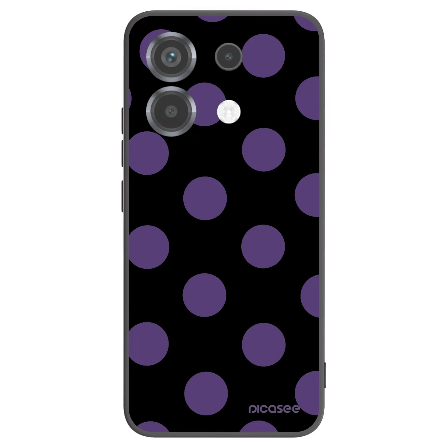 Picasee silikonový černý obal pro Xiaomi Poco X6 - Big flickers