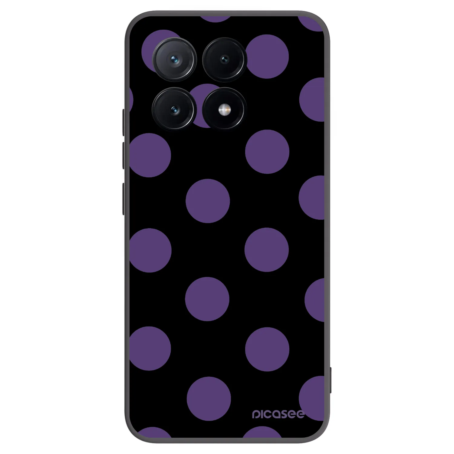 Picasee silikonový černý obal pro Xiaomi Poco X6 Pro - Big flickers