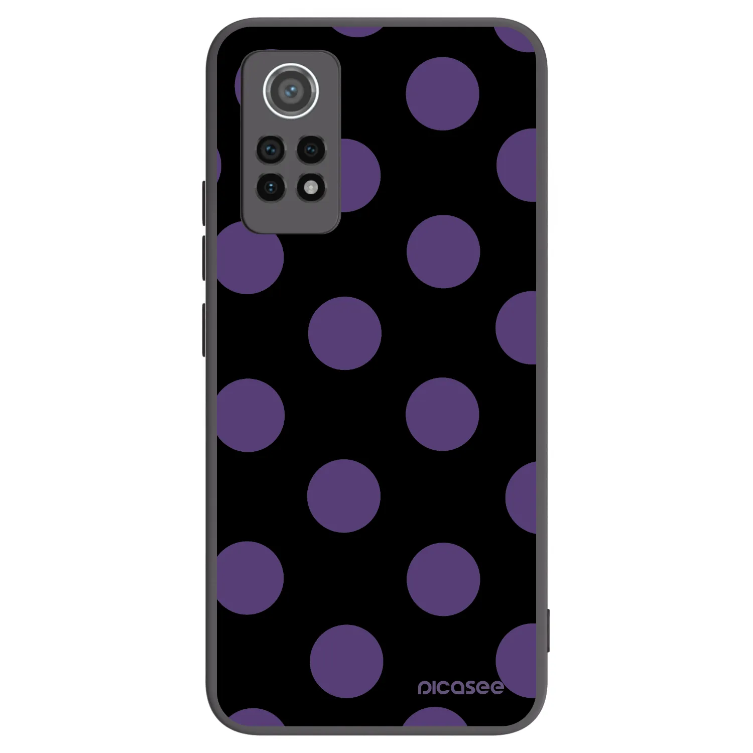 Picasee silikonový černý obal pro Xiaomi Redmi Note 12 Pro 4G - Big flickers