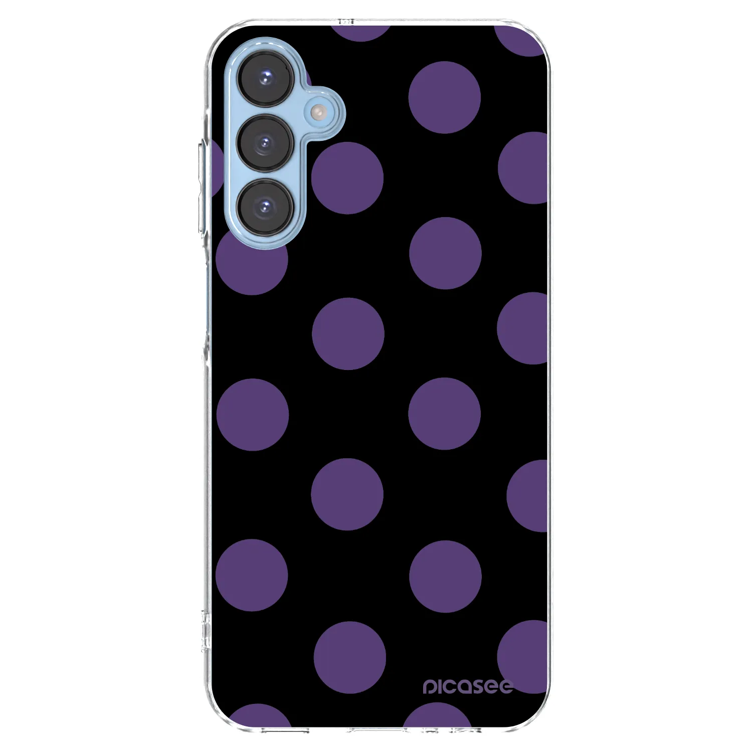 Picasee silikonový průhledný obal pro Samsung Galaxy A15 A156B 5G - Big flickers