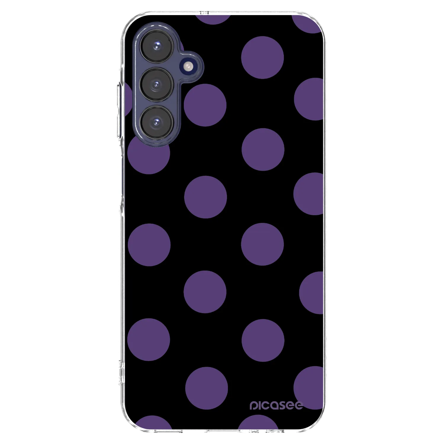 Picasee silikonový průhledný obal pro Samsung Galaxy A15 A155F 4G - Big flickers