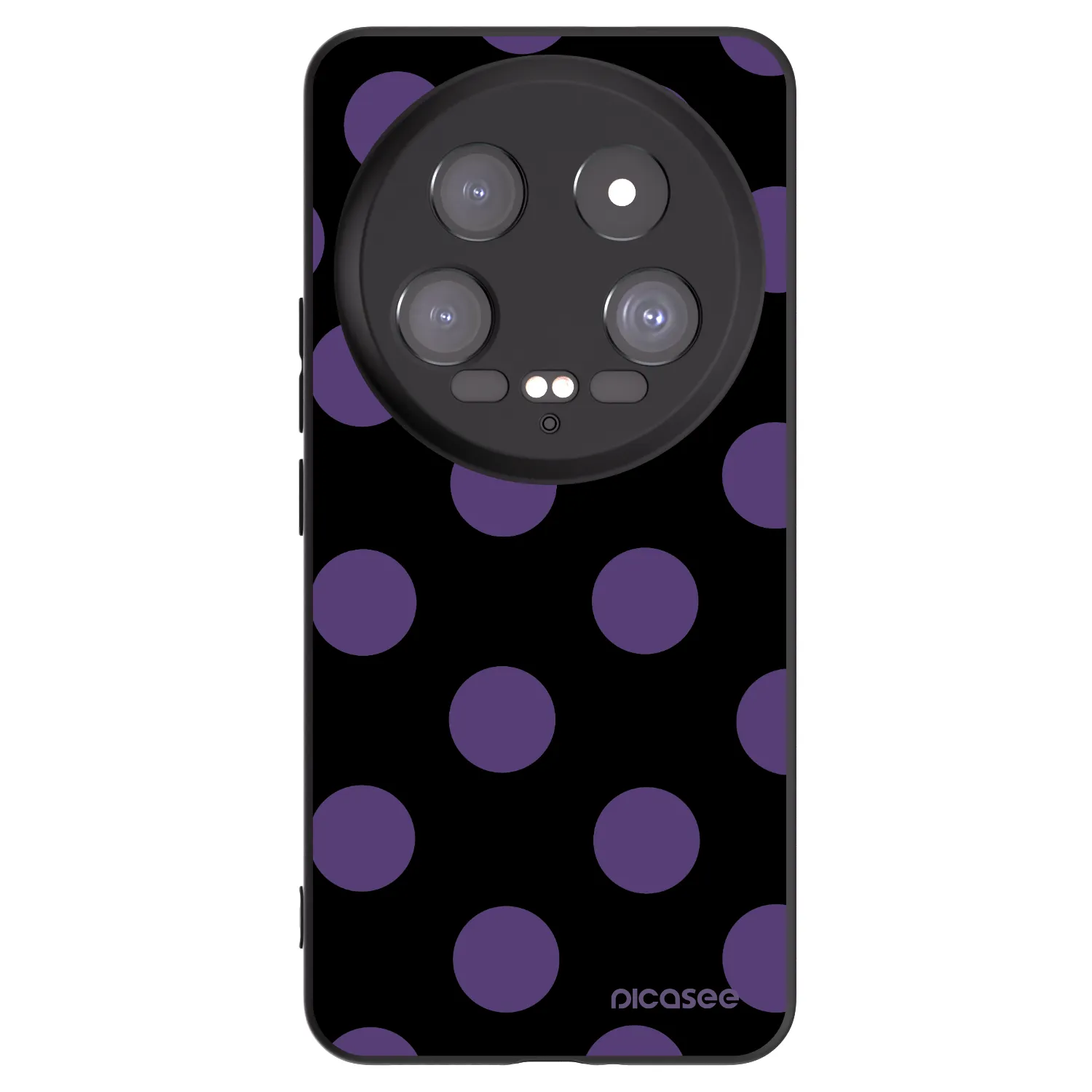 Picasee silikonový černý obal pro Xiaomi 14 Ultra - Big flickers