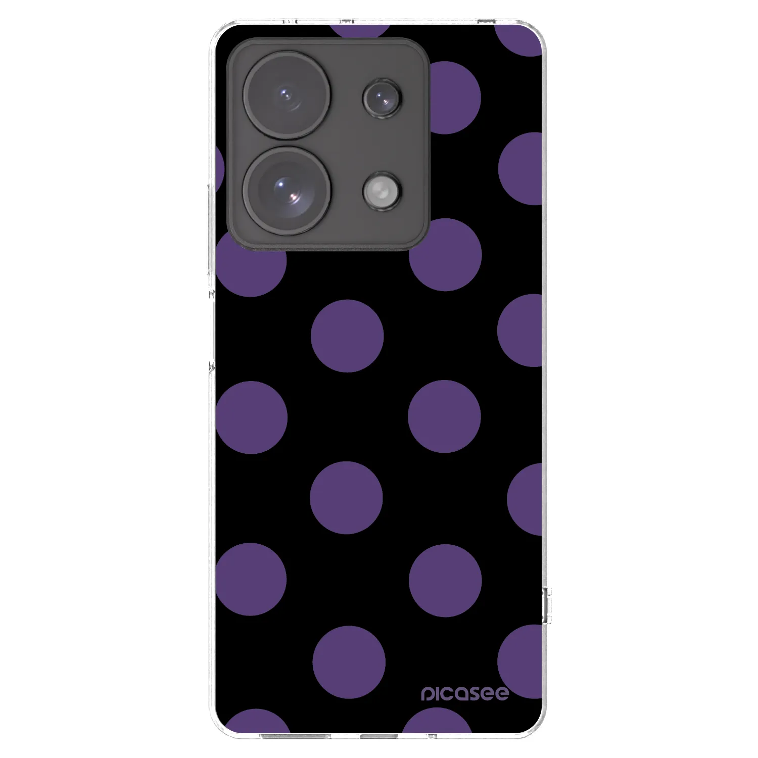 Picasee silikonový průhledný obal pro Xiaomi Redmi Note 13 Pro 4G - Big flickers