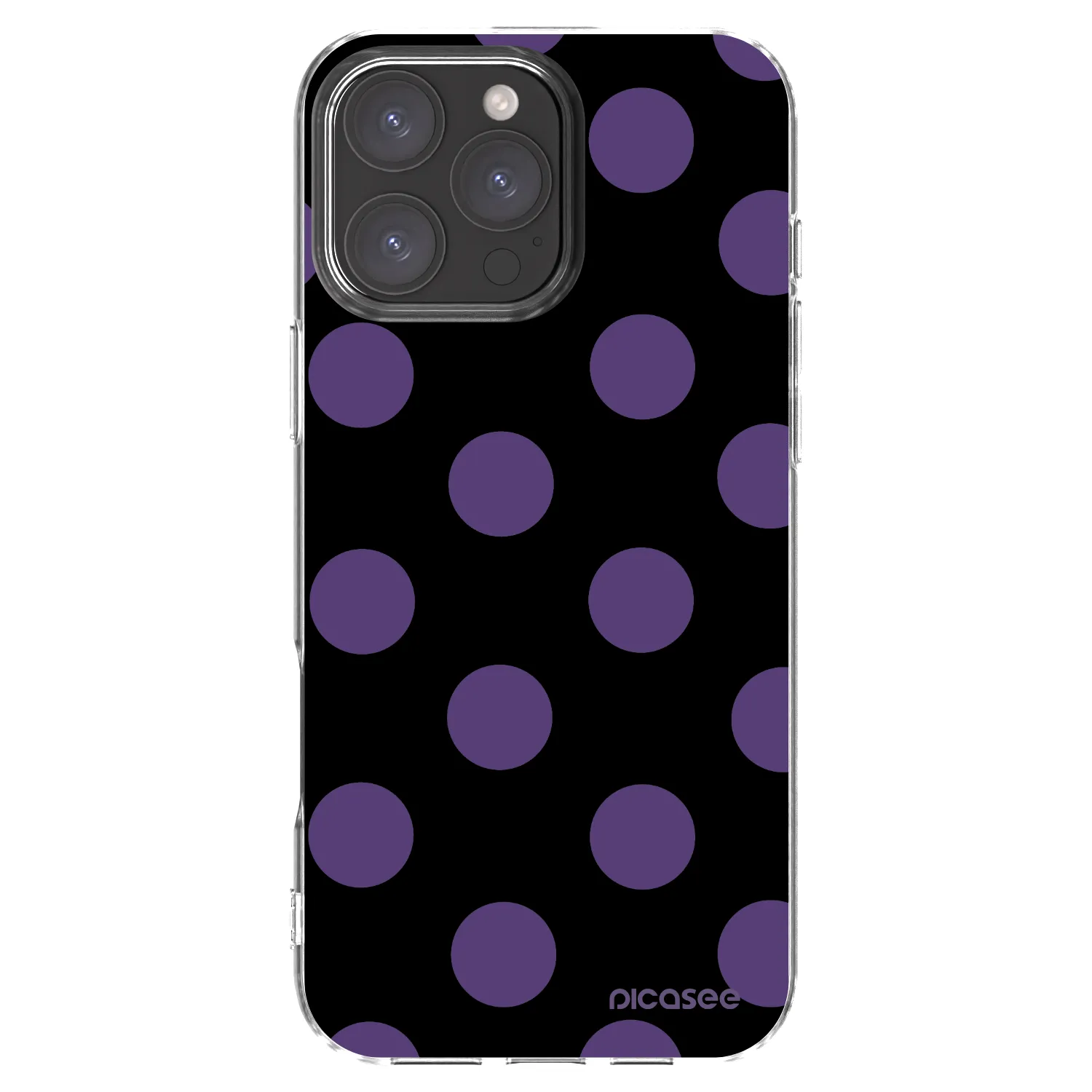 Picasee silikonový průhledný obal pro Apple iPhone 16 Pro Max - Big flickers