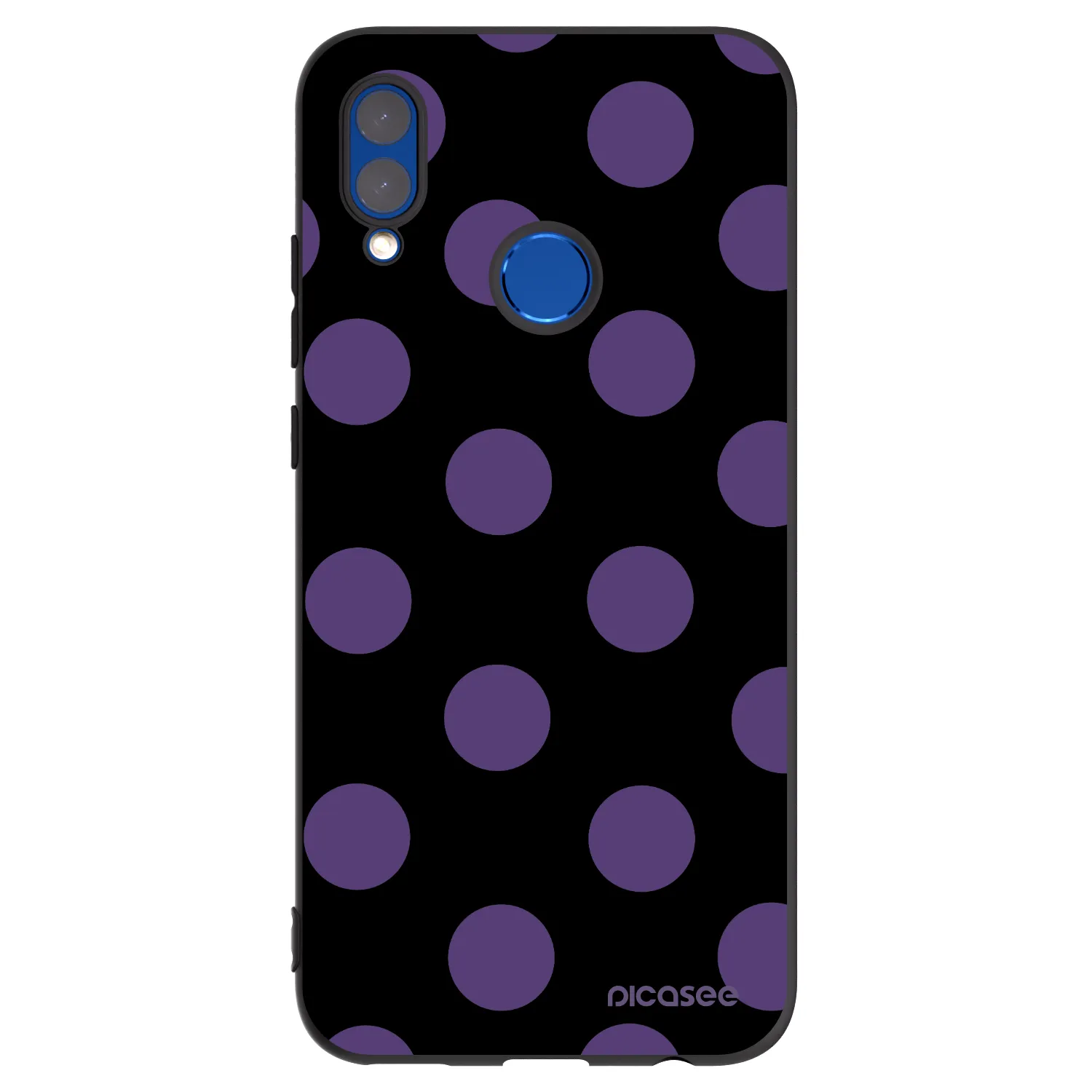 Picasee silikonový černý obal pro Huawei P Smart 2019 - Big flickers
