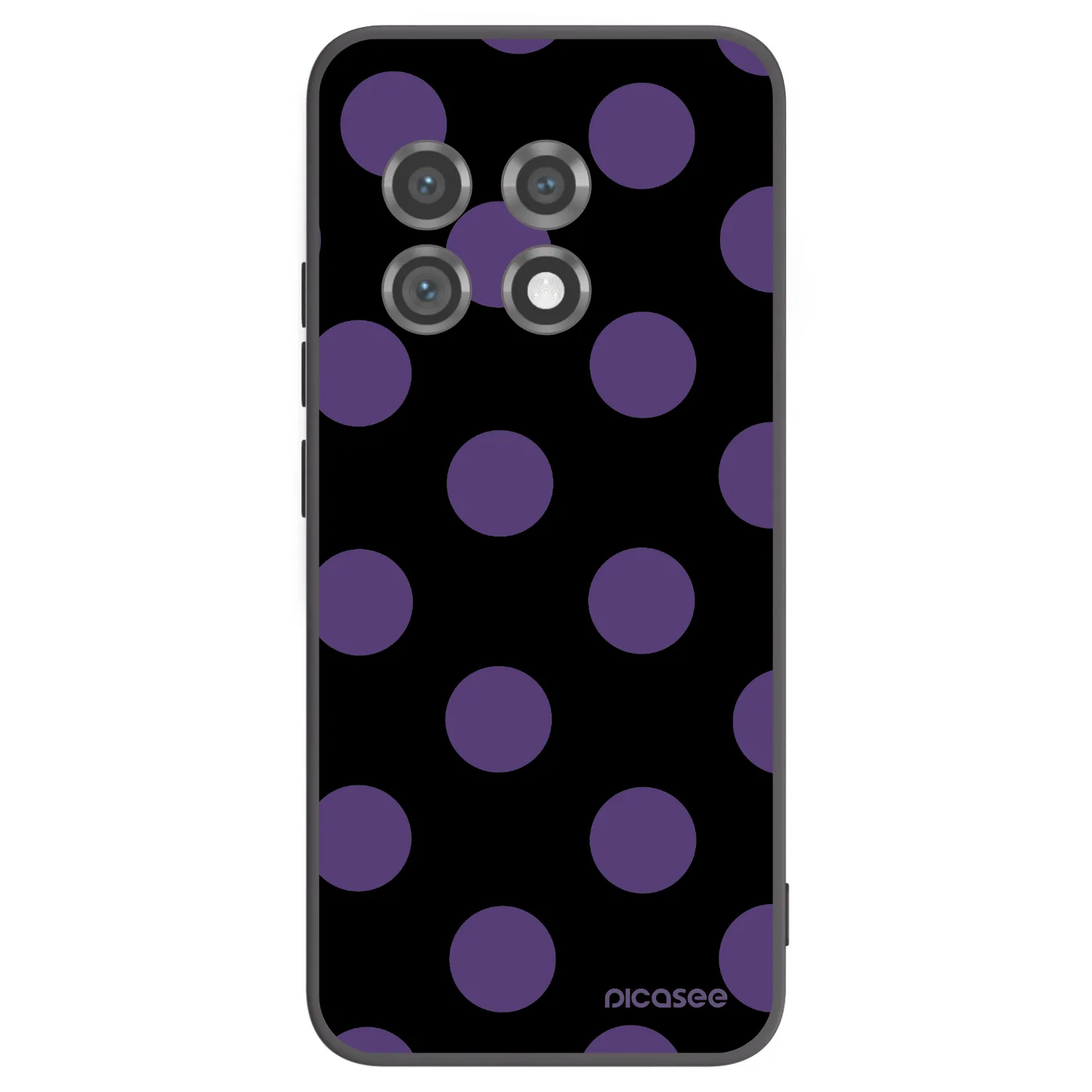 Picasee silikonový černý obal pro OnePlus 11 5G - Big flickers
