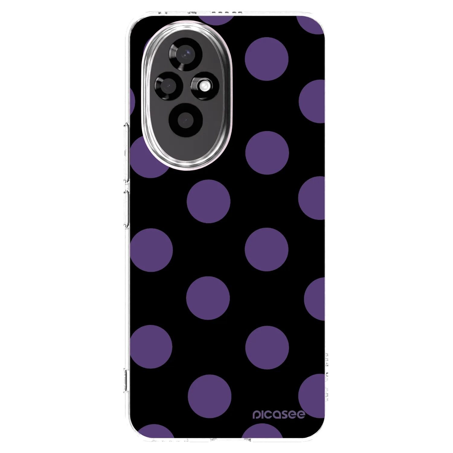 Picasee silikonový průhledný obal pro Honor 200 Pro 5G - Big flickers