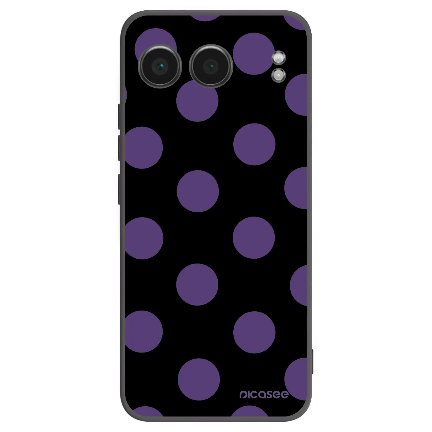 Picasee silikonový černý obal pro OnePlus Nord 4 - Big flickers