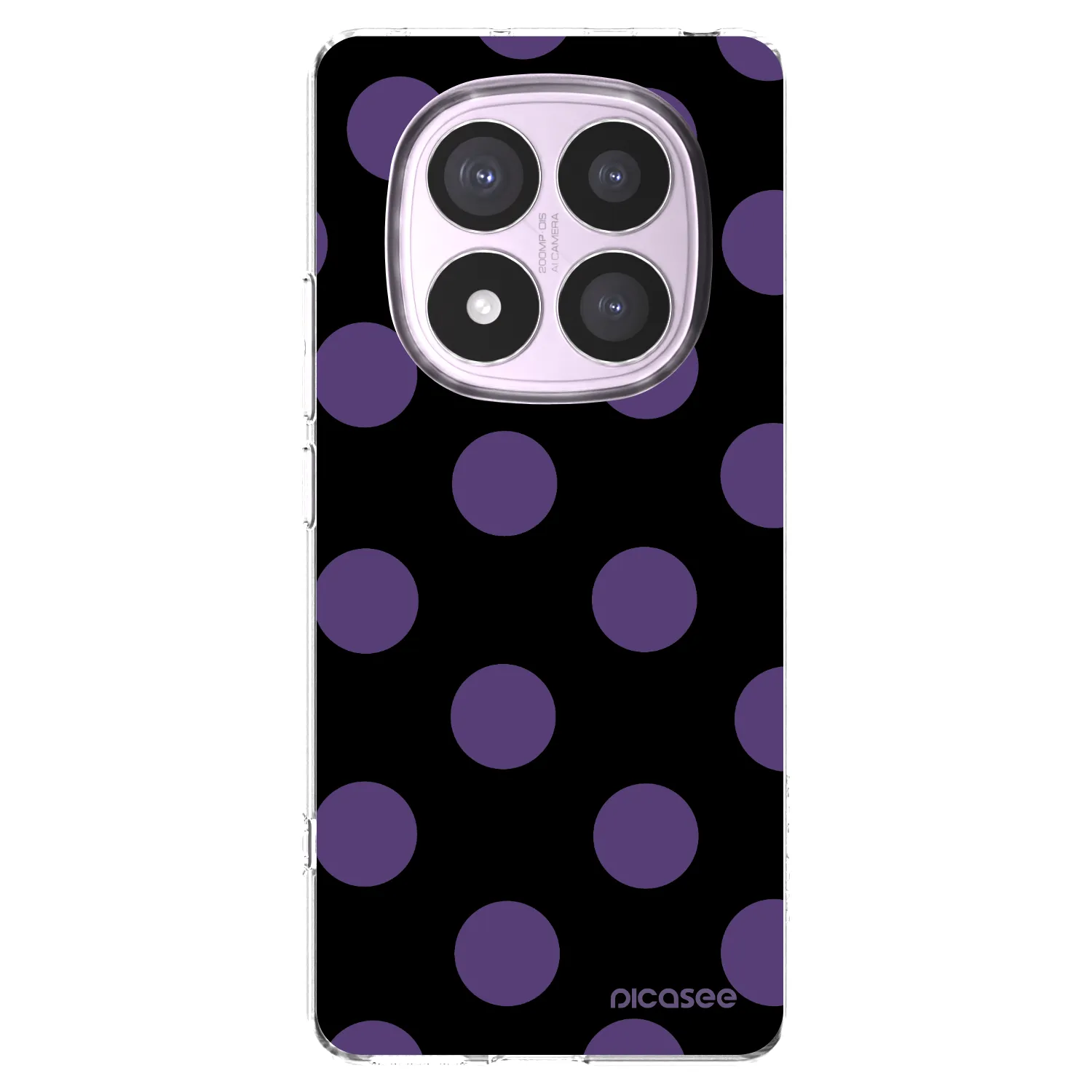 Picasee silikonový průhledný obal pro Xiaomi Redmi Note 14 Pro 5G - Big flickers