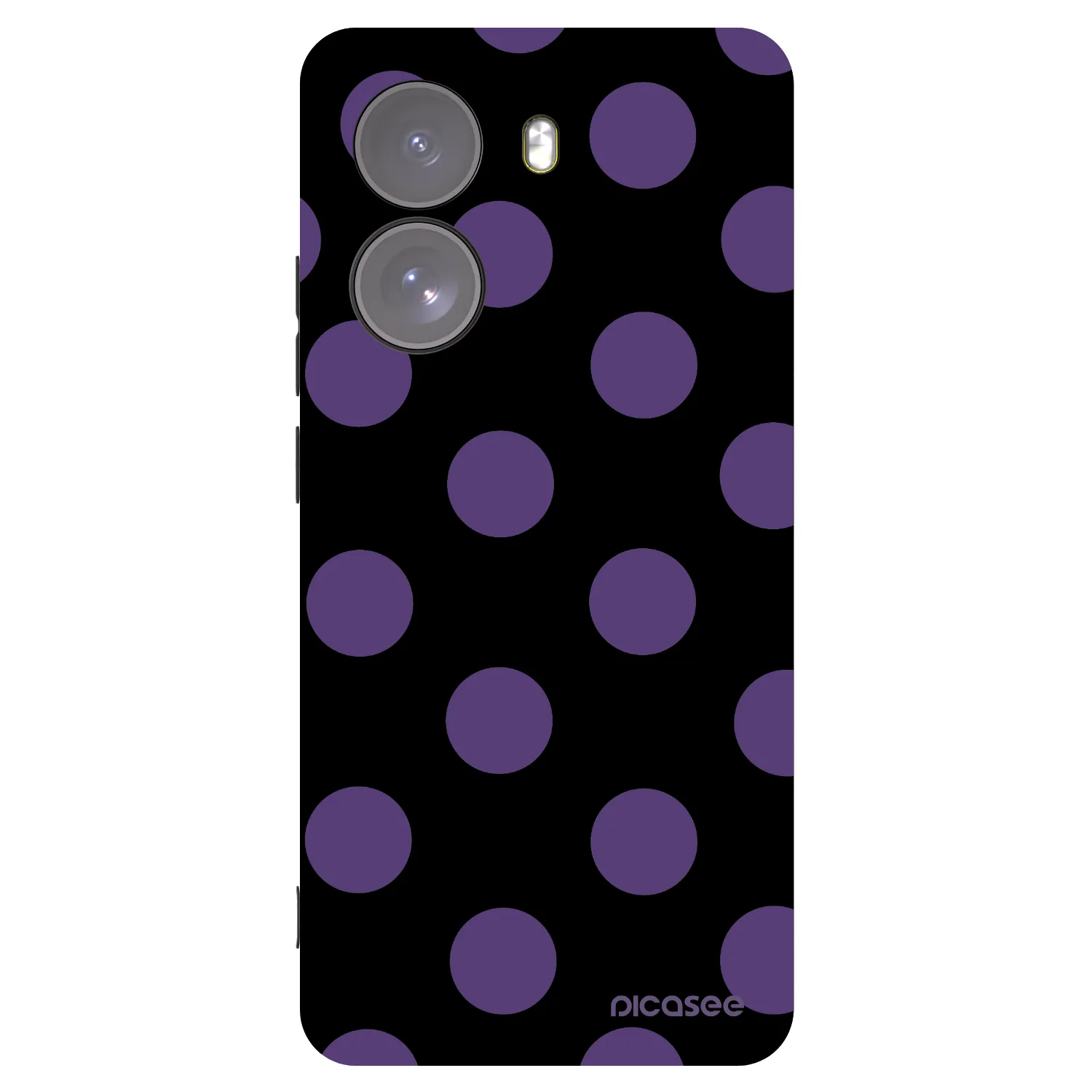 Picasee silikonový černý obal pro Xiaomi Poco X7 - Big flickers
