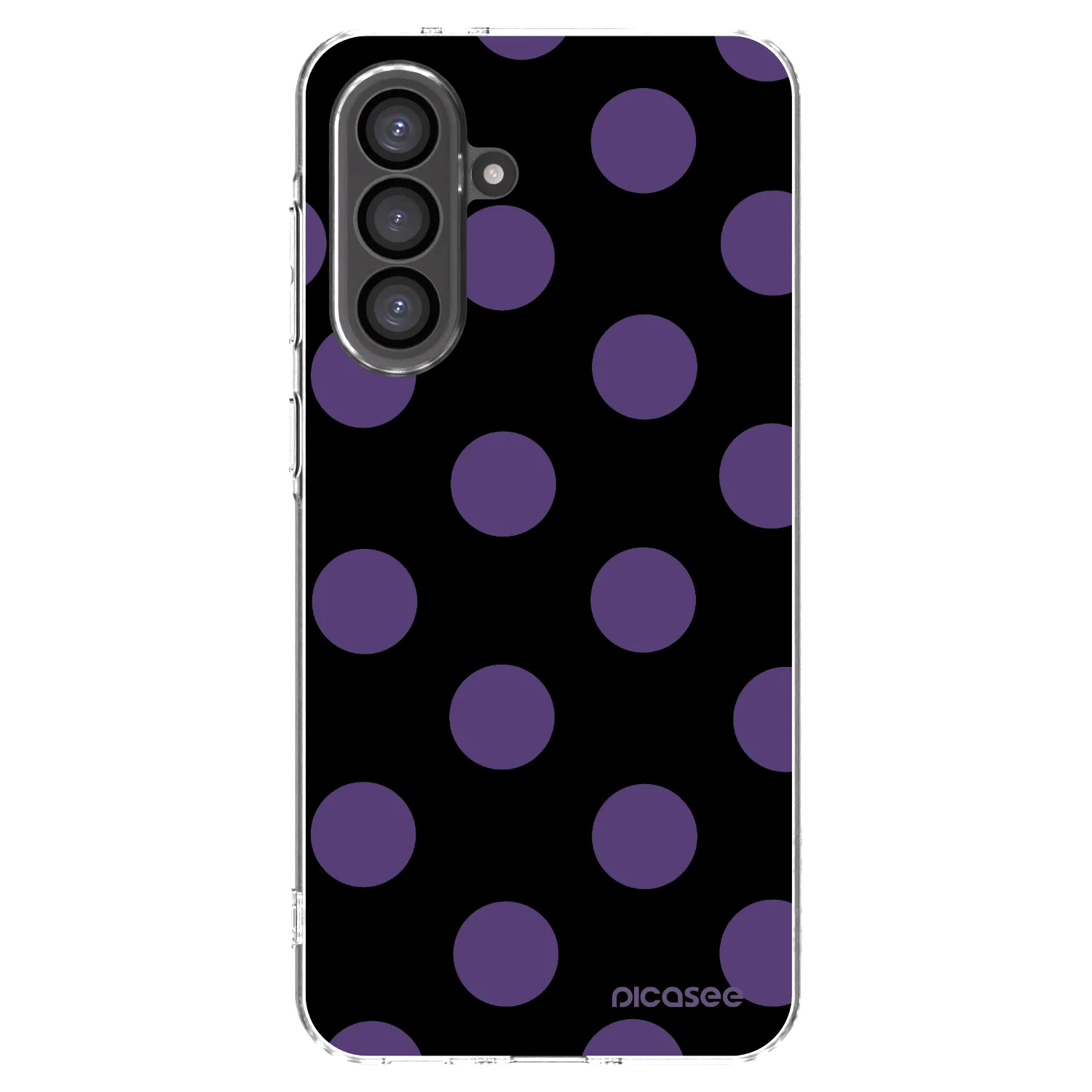 Picasee silikonový průhledný obal pro Samsung Galaxy A56 5G A566B - Big flickers