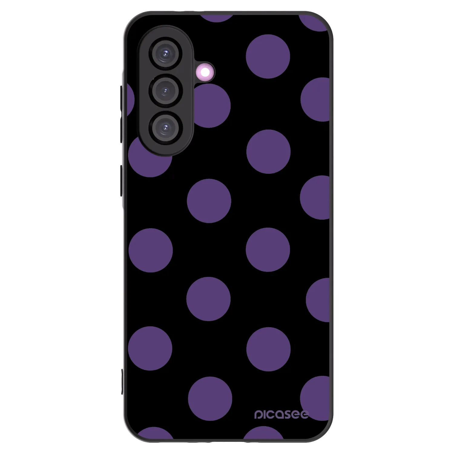 Picasee silikonový černý obal pro Samsung Galaxy A36 5G - Big flickers