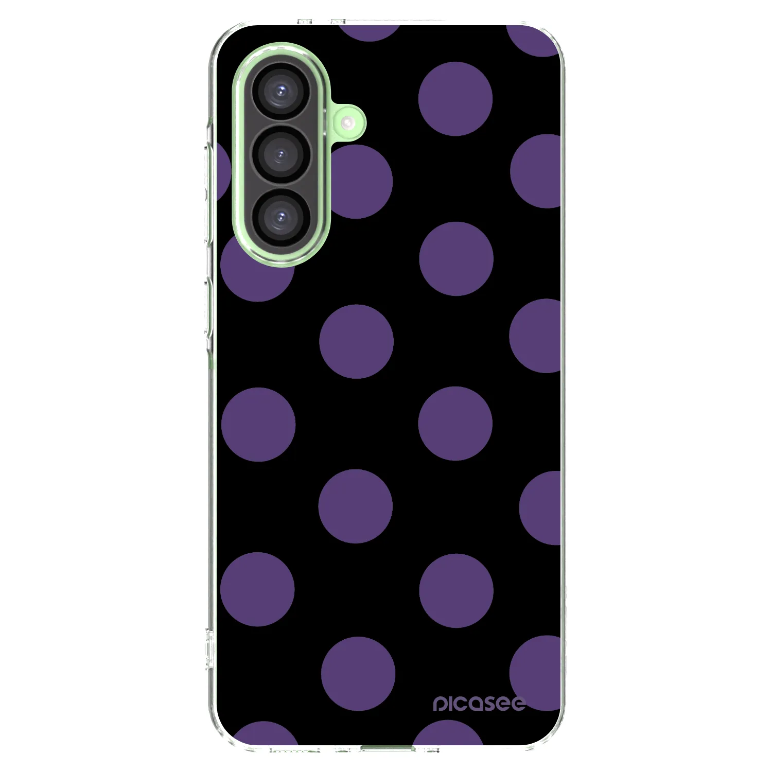 Picasee silikonový průhledný obal pro Samsung Galaxy A26 5G A266B - Big flickers