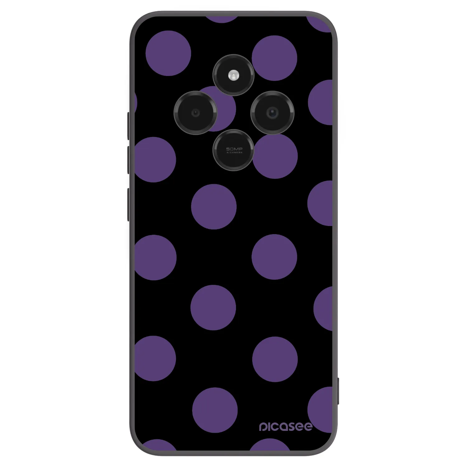 Picasee silikonový černý obal pro Xiaomi Poco C75 - Big flickers