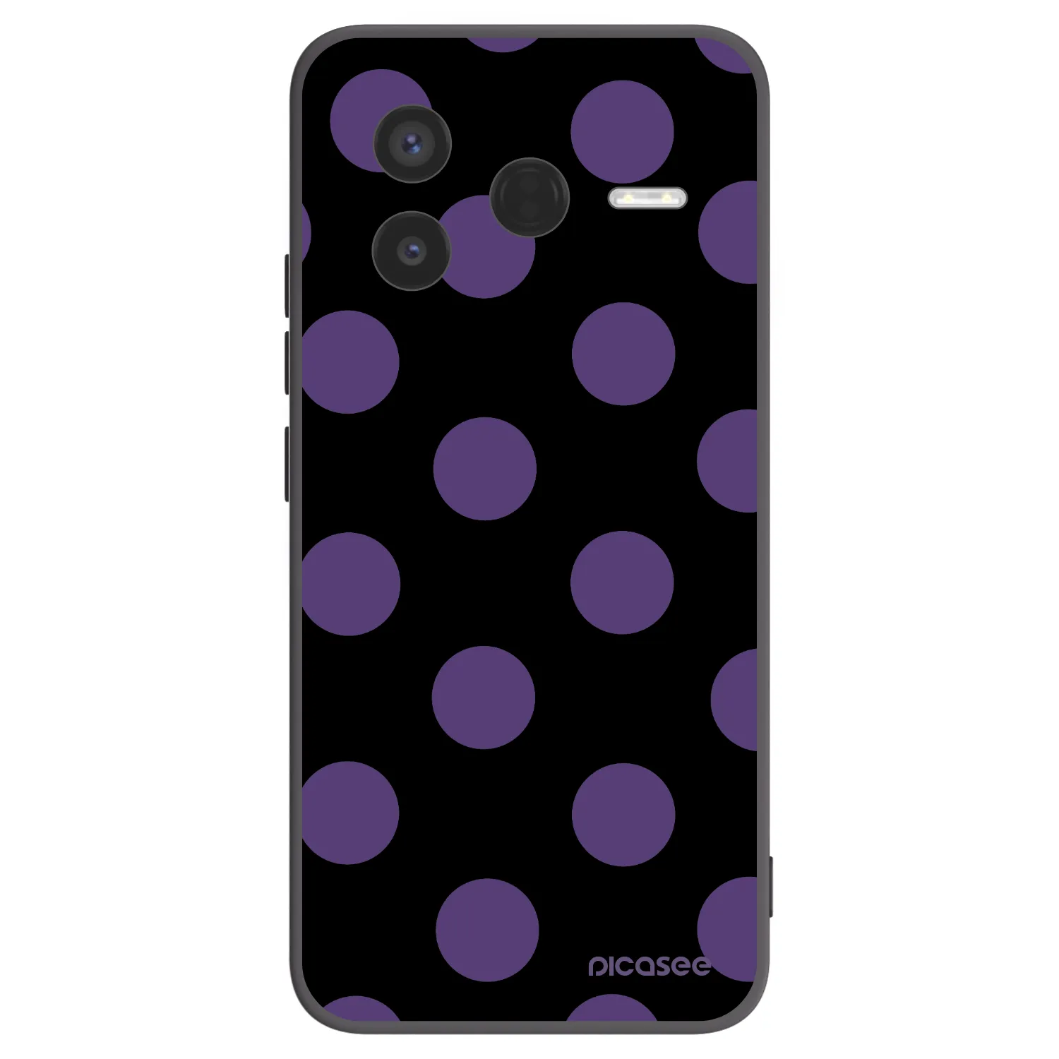Picasee silikonový černý obal pro Xiaomi Poco F7 Pro 5G - Big flickers