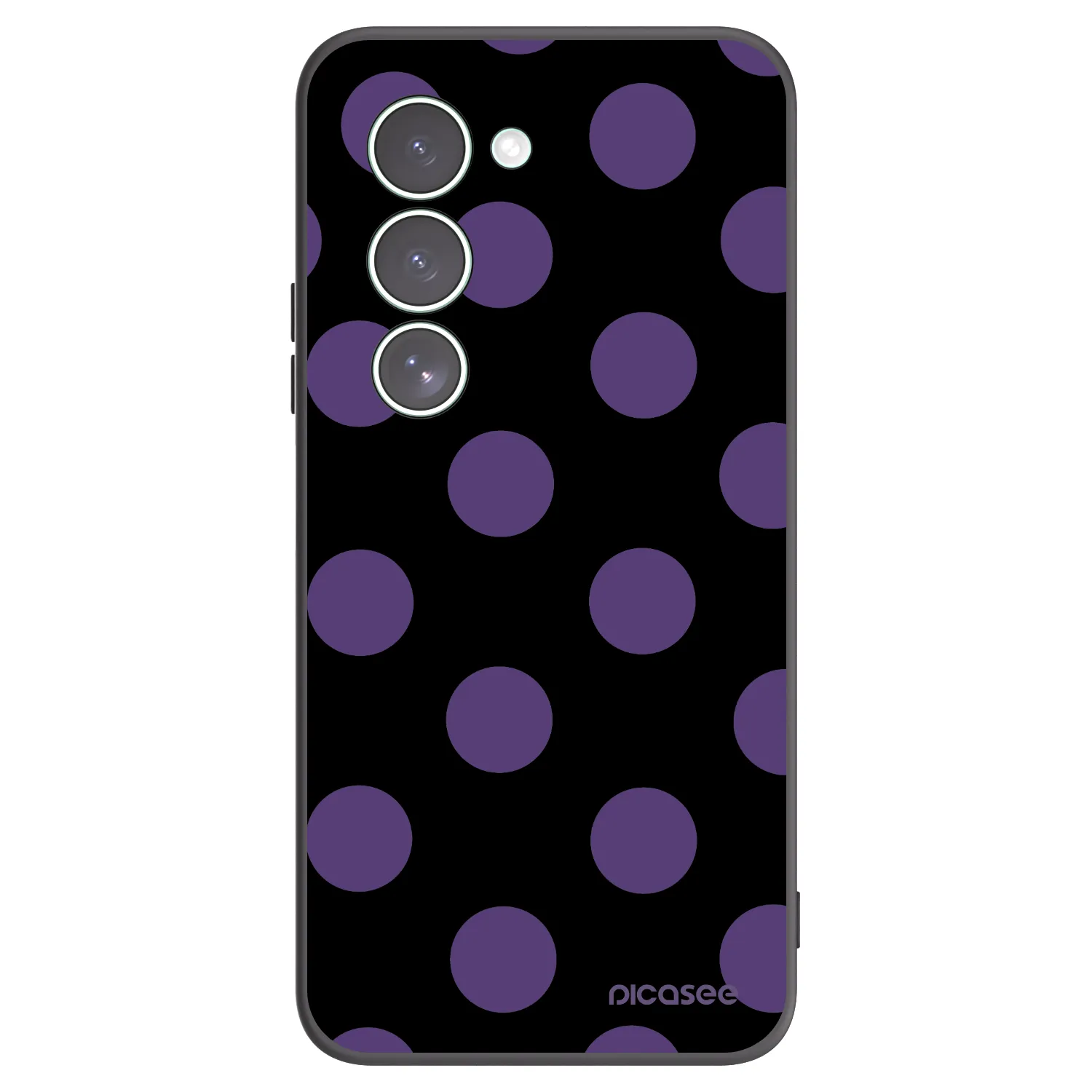 Picasee silikonový černý obal pro Xiaomi Redmi 15 5G - Big flickers