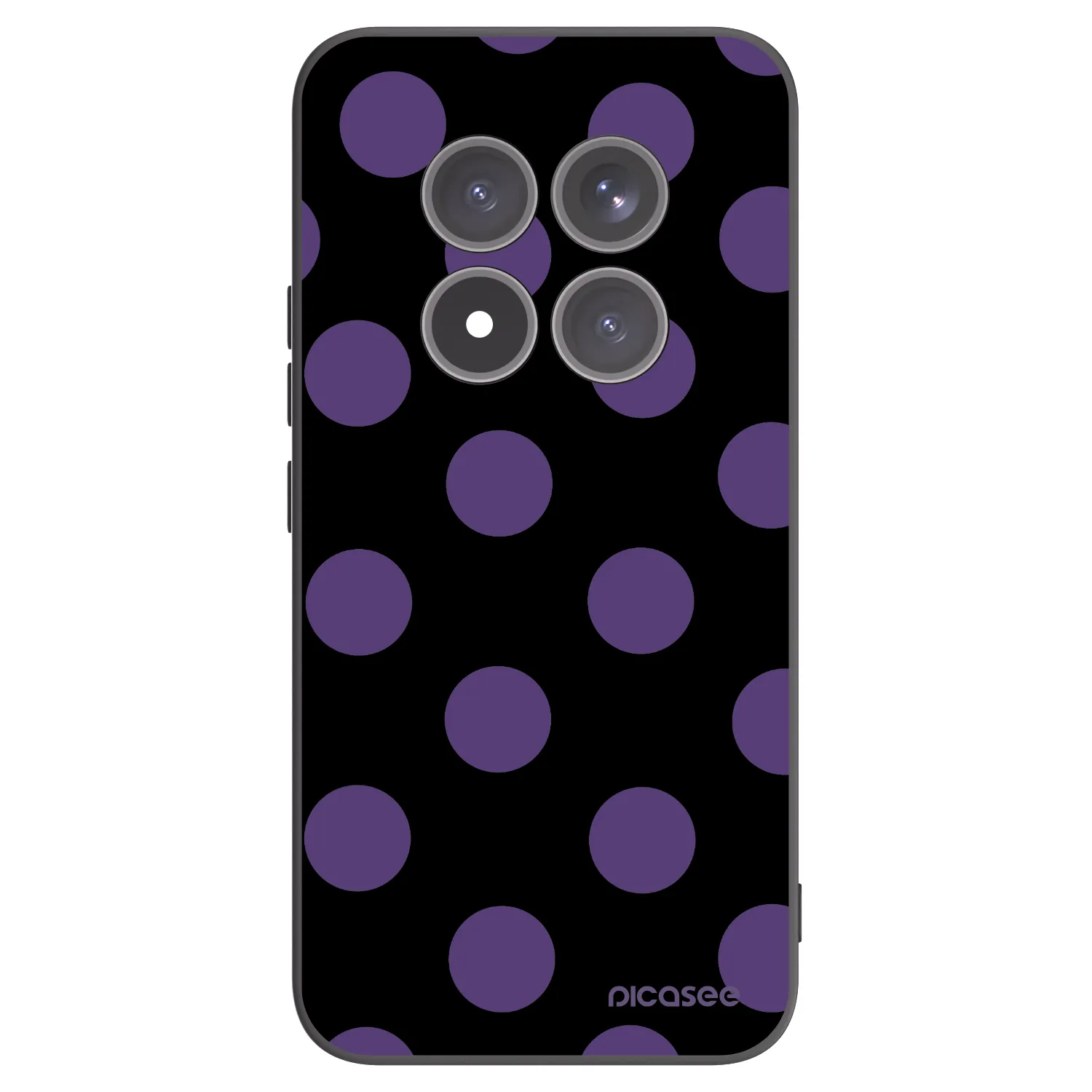 Picasee silikonový černý obal pro Xiaomi Redmi Note 15 Pro+ - Big flickers