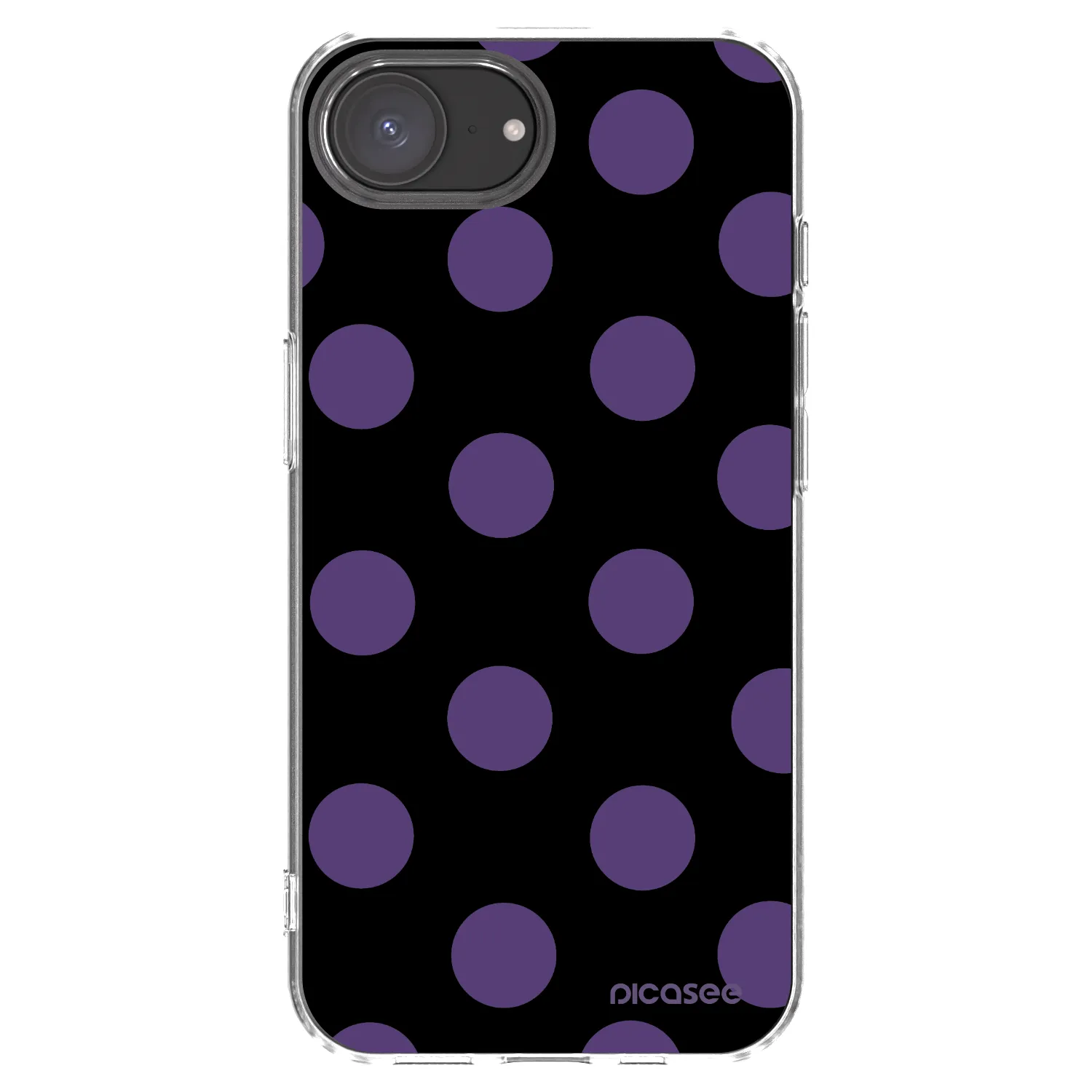 Picasee silikonový průhledný obal pro Apple iPhone 17e - Big flickers