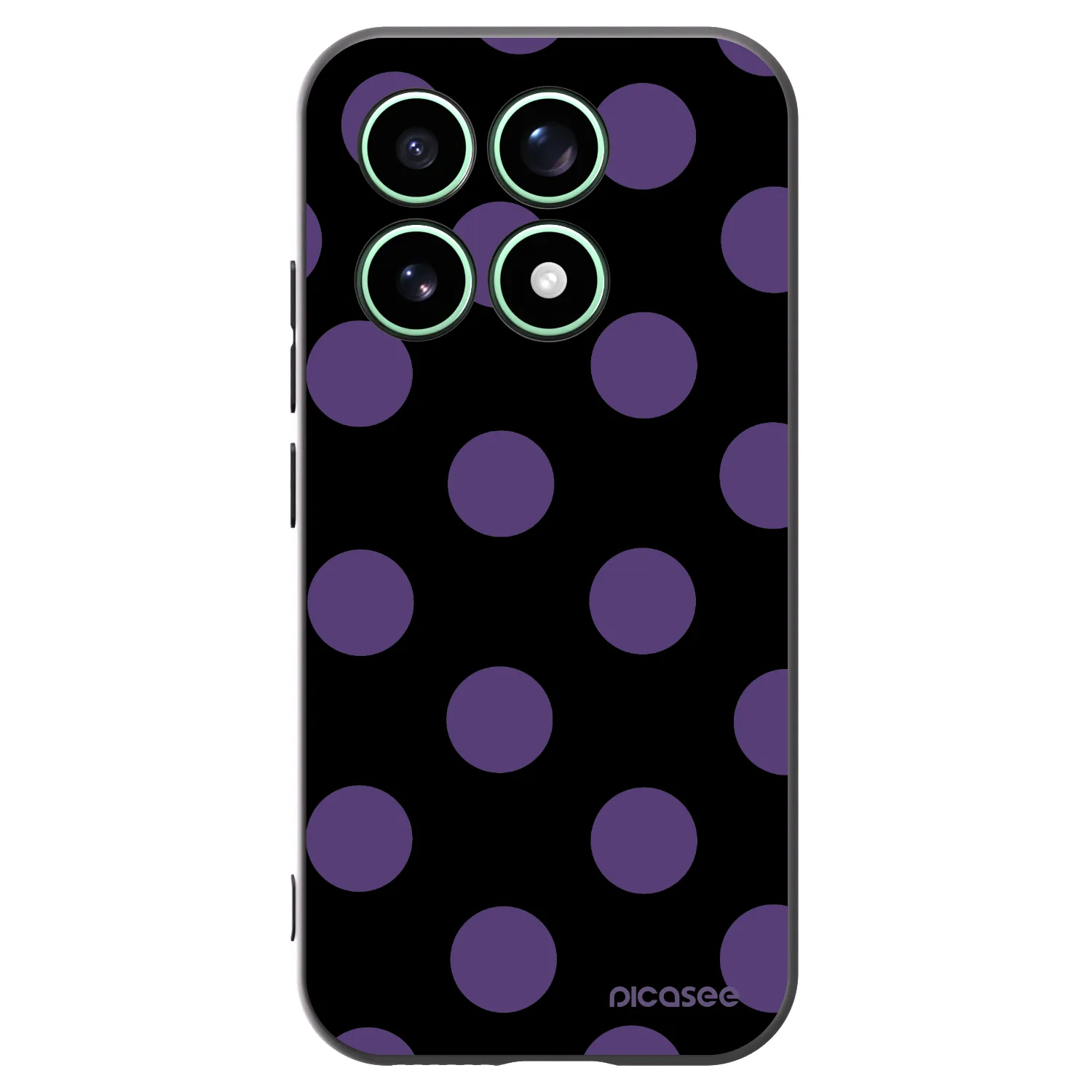 Picasee silikonový černý obal pro Xiaomi 17 - Big flickers