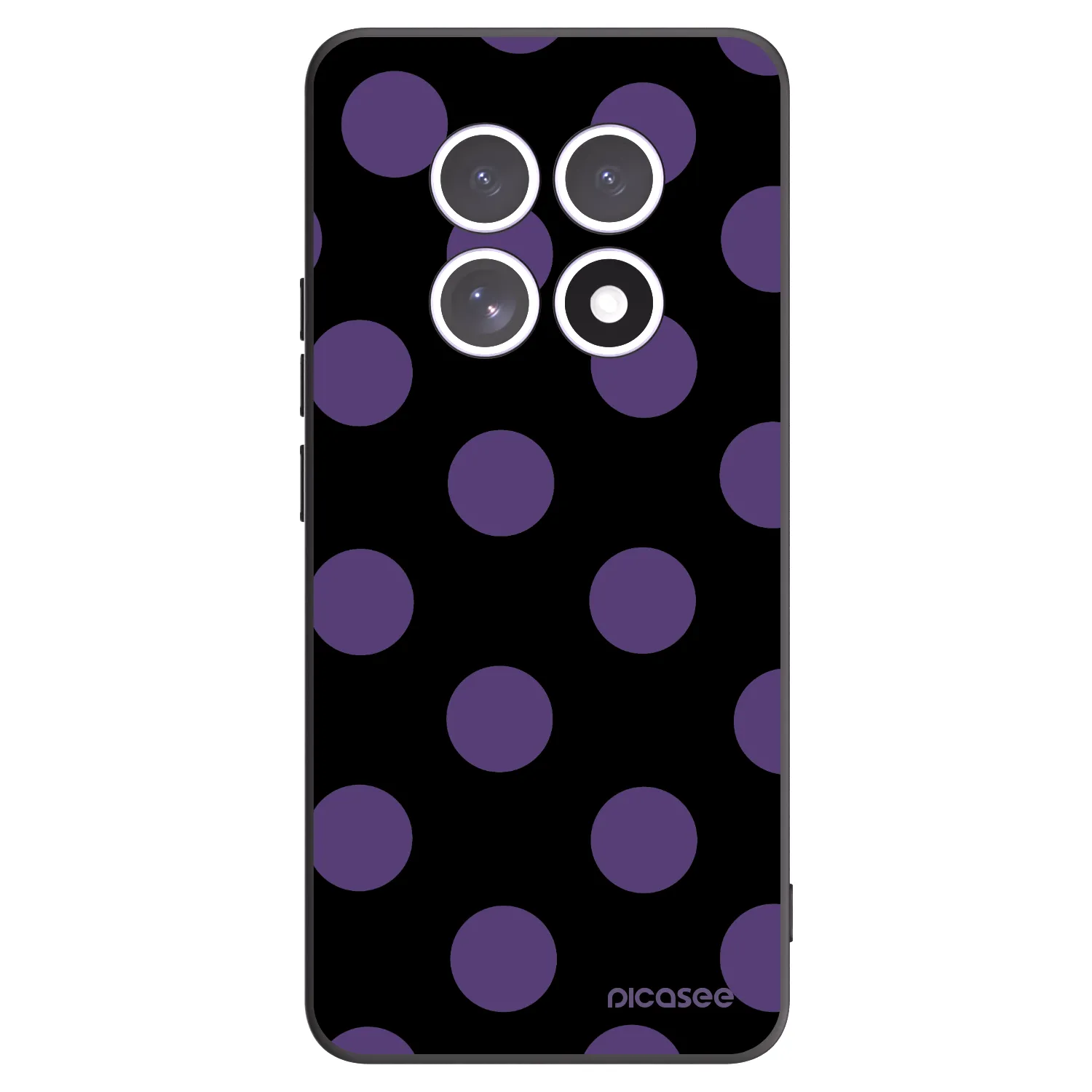 Picasee silikonový černý obal pro Xiaomi Redmi Note 15 5G - Big flickers