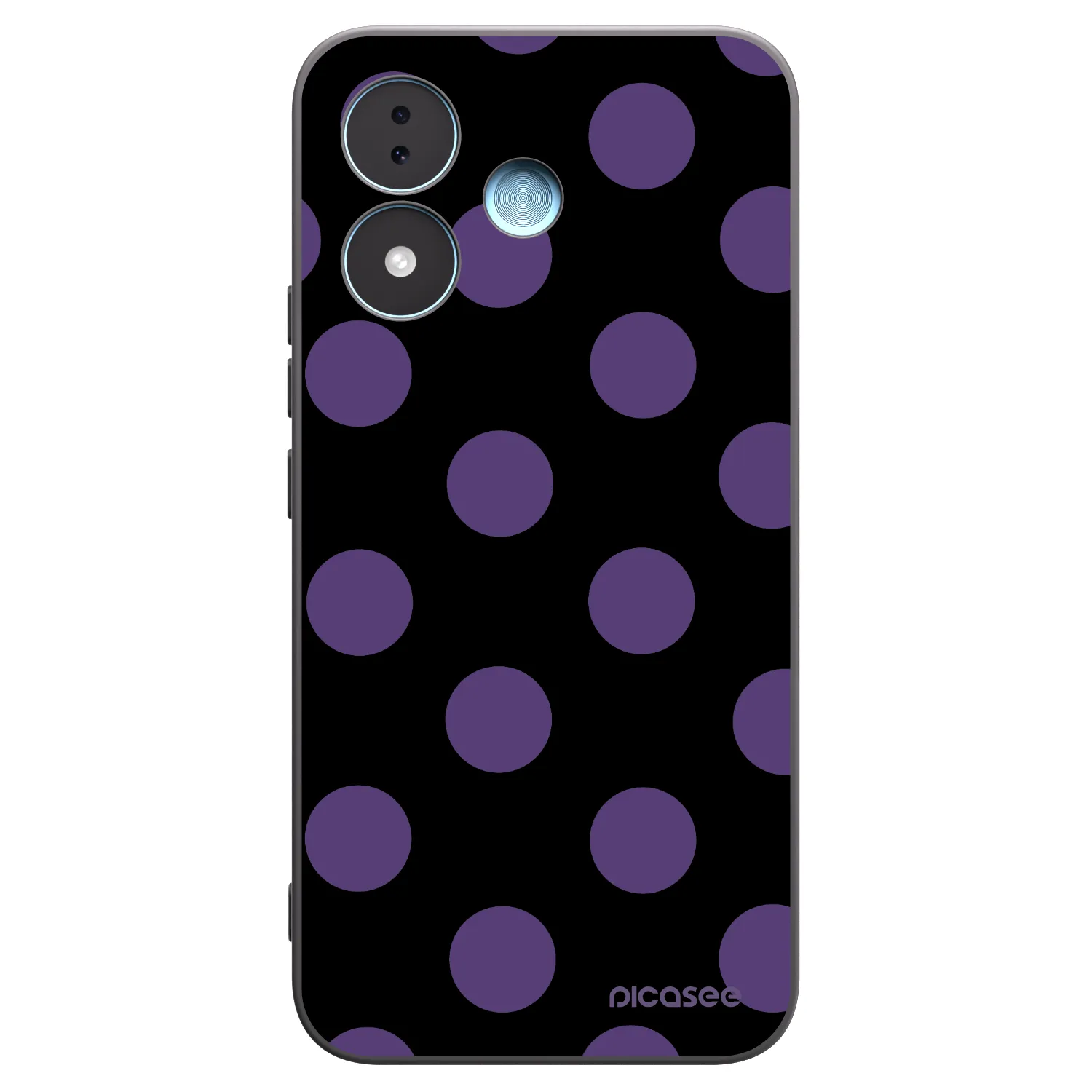 Picasee silikonový černý obal pro Xiaomi Redmi Note 17 5G - Big flickers