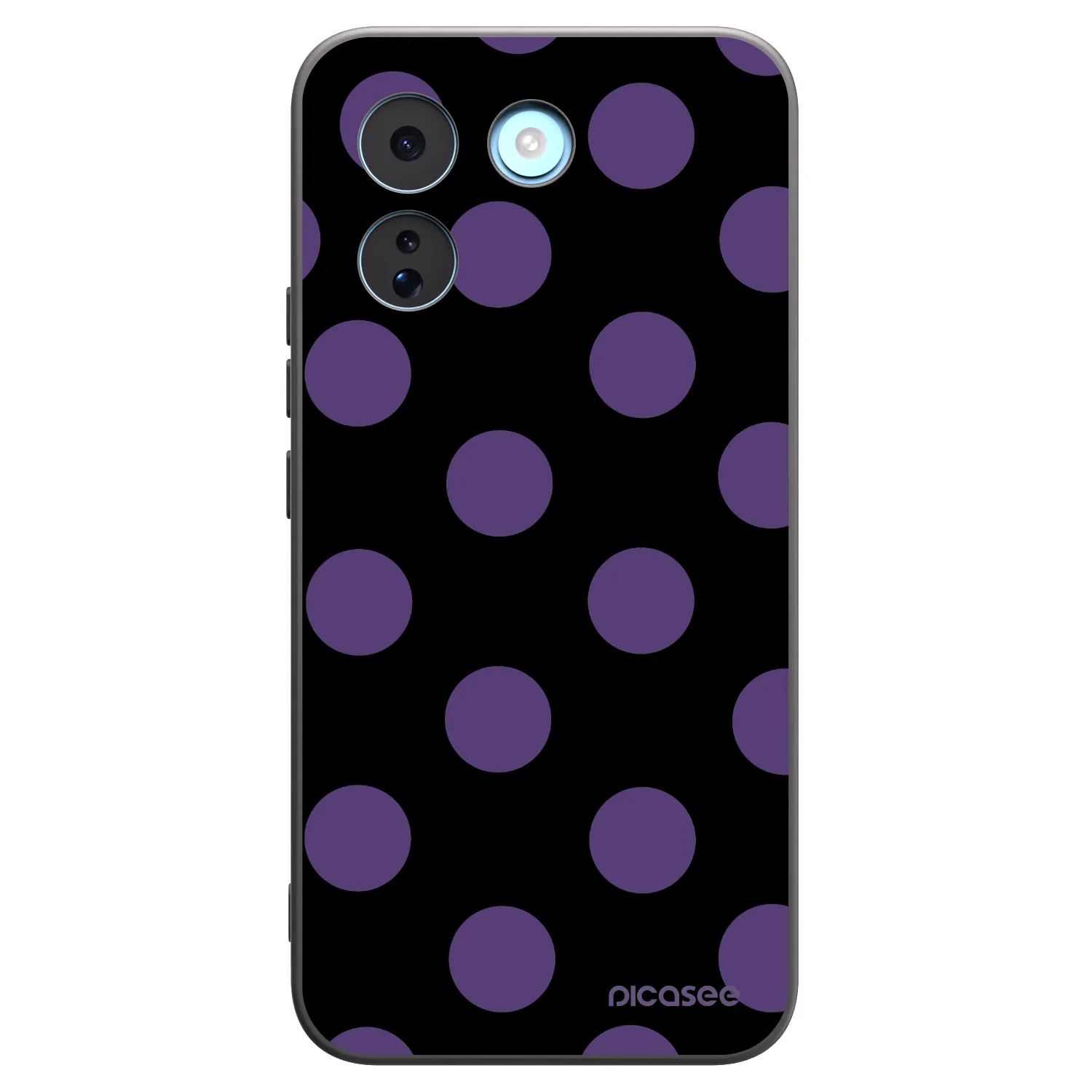 Picasee silikonový černý obal pro Xiaomi Redmi Note 17 Pro MAX 5G - Big flickers
