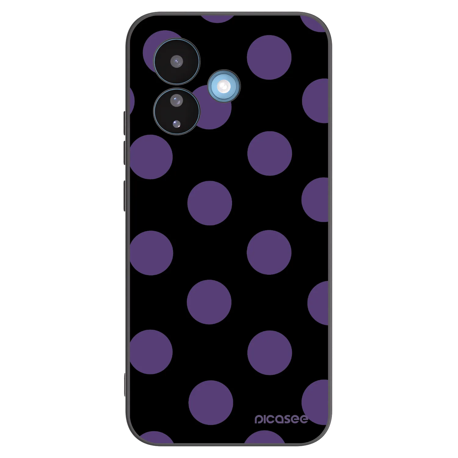 Picasee silikonový černý obal pro Xiaomi Redmi Note 17 Pro 5G - Big flickers