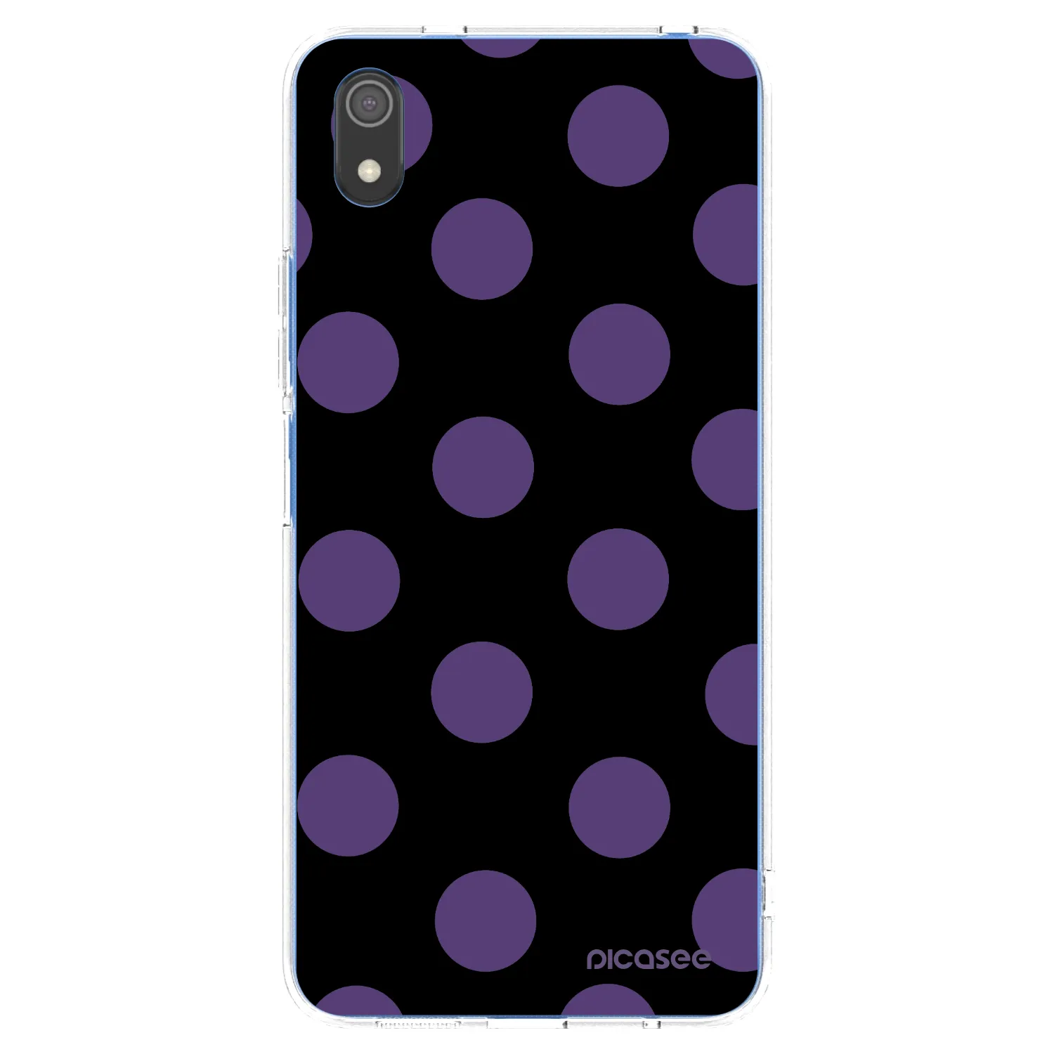 Picasee silikonový průhledný obal pro Xiaomi Redmi 7A - Big flickers