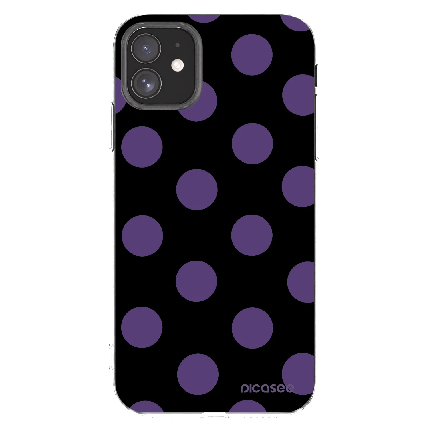 Picasee silikonový průhledný obal pro Apple iPhone 11 - Big flickers