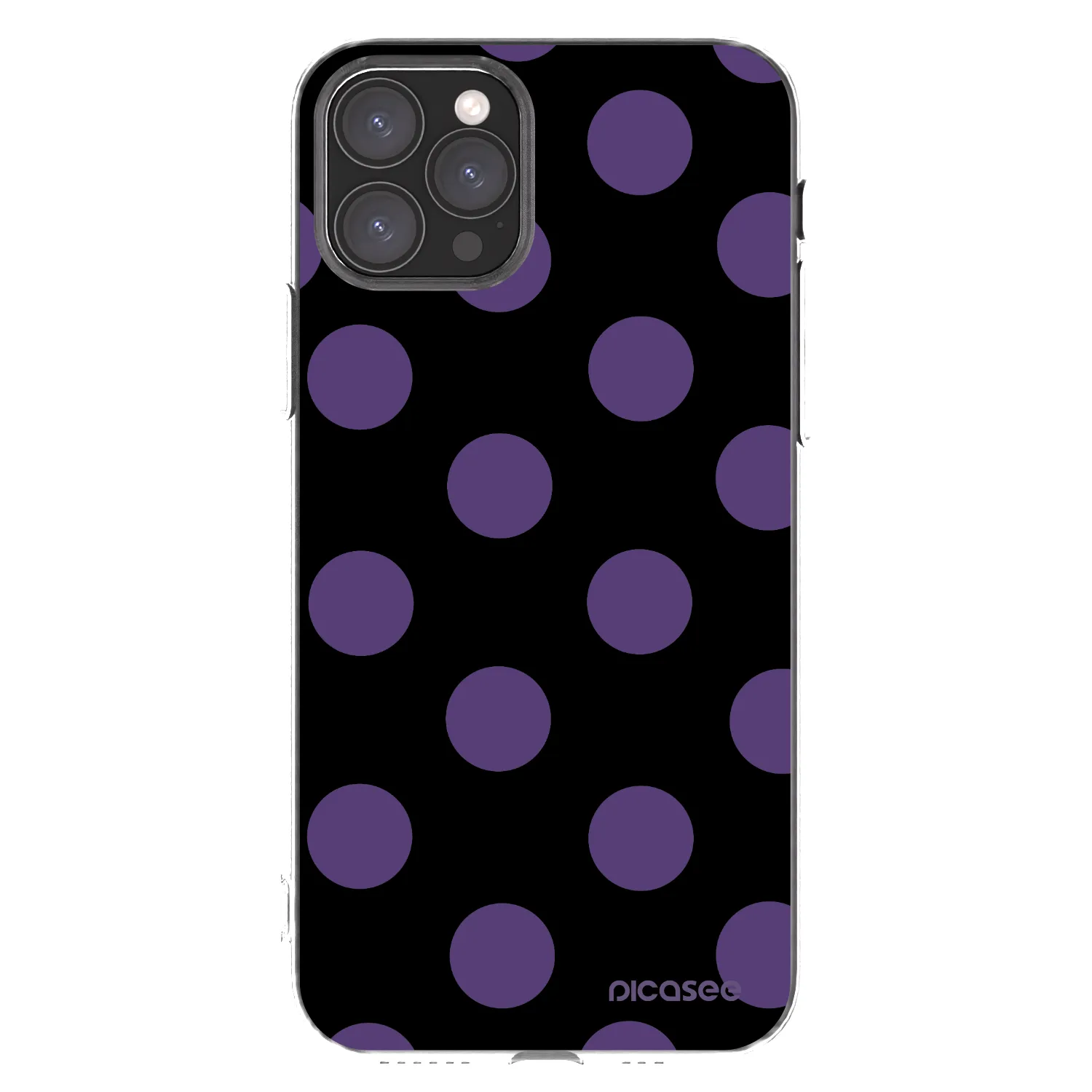 Picasee silikonový průhledný obal pro Apple iPhone 11 Pro - Big flickers