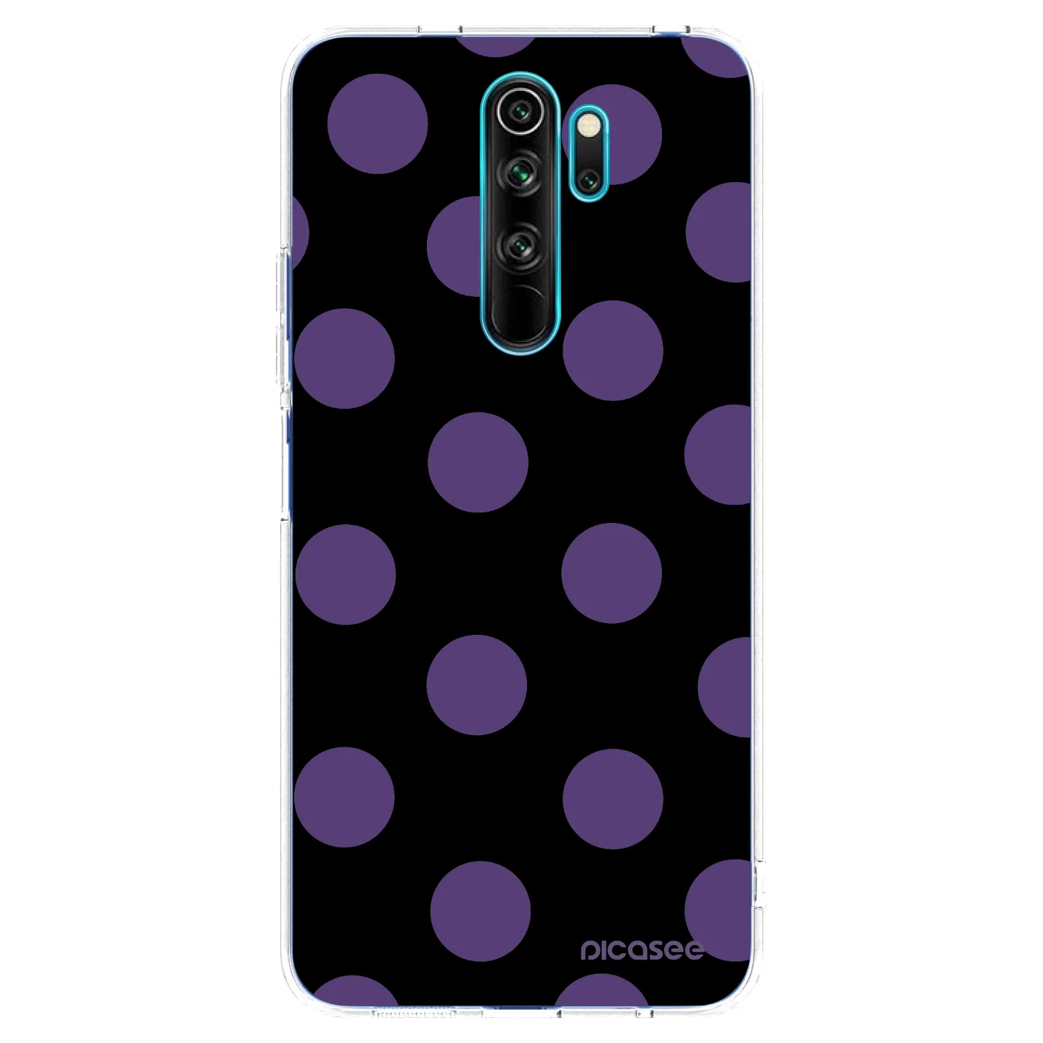 Picasee silikonový průhledný obal pro Xiaomi Redmi Note 8 Pro - Big flickers