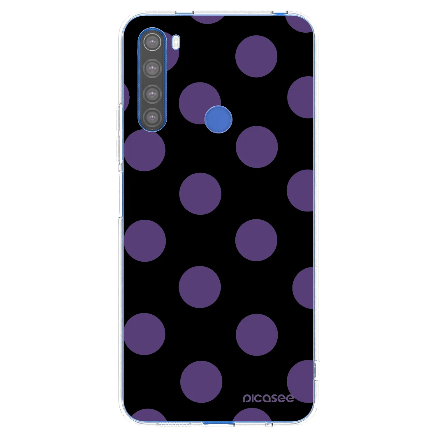 Picasee silikonový průhledný obal pro Xiaomi Redmi Note 8T - Big flickers