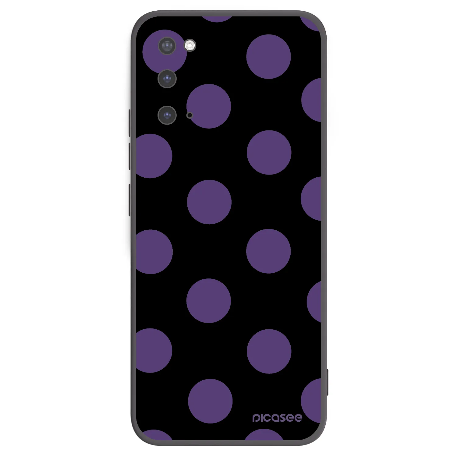Picasee silikonový černý obal pro Samsung Galaxy S20 G980F - Big flickers
